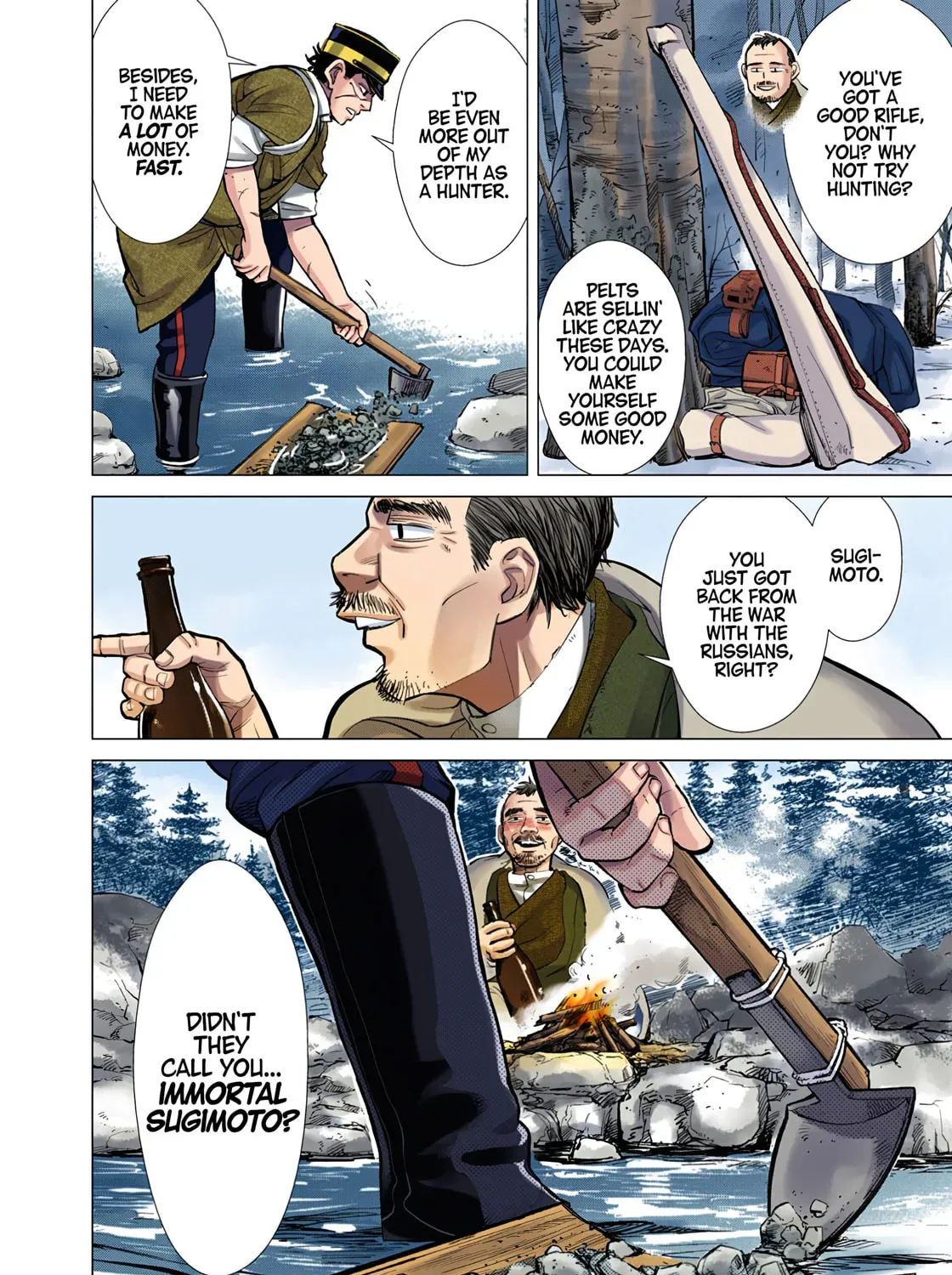 Read Golden Kamuy (Colored) chapter 0 image 20 on Lezhin