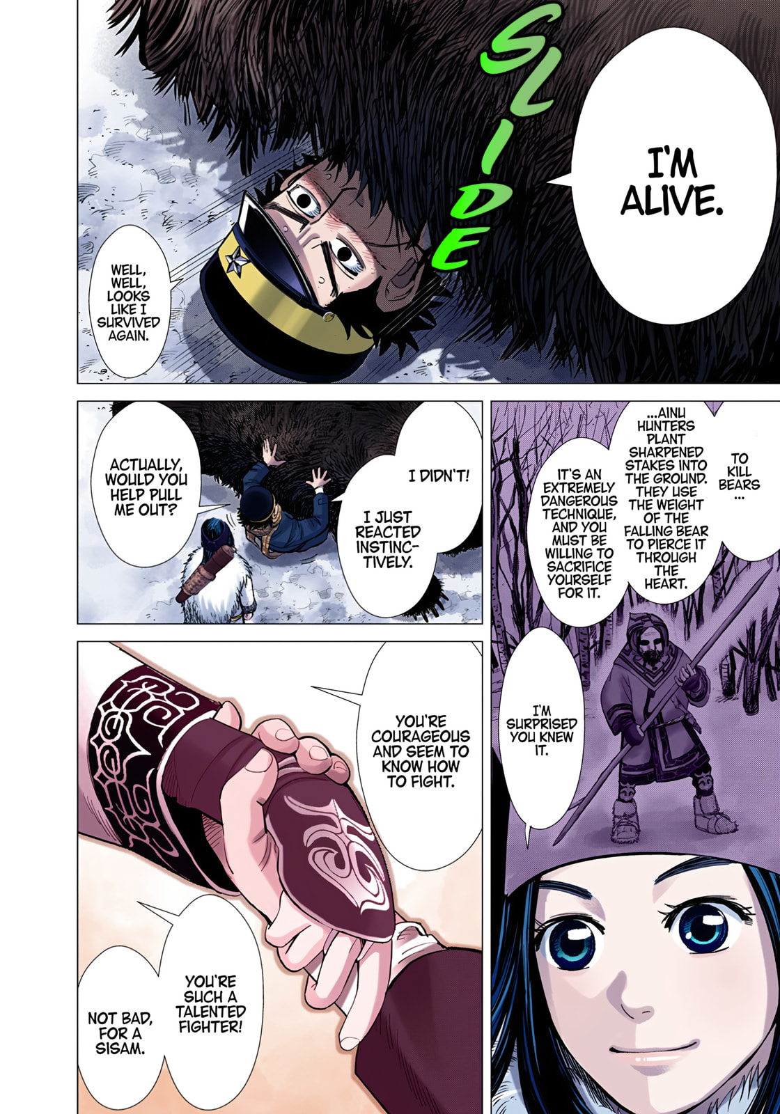 Read Golden Kamuy (Colored) chapter 1 image 20 on Lezhin