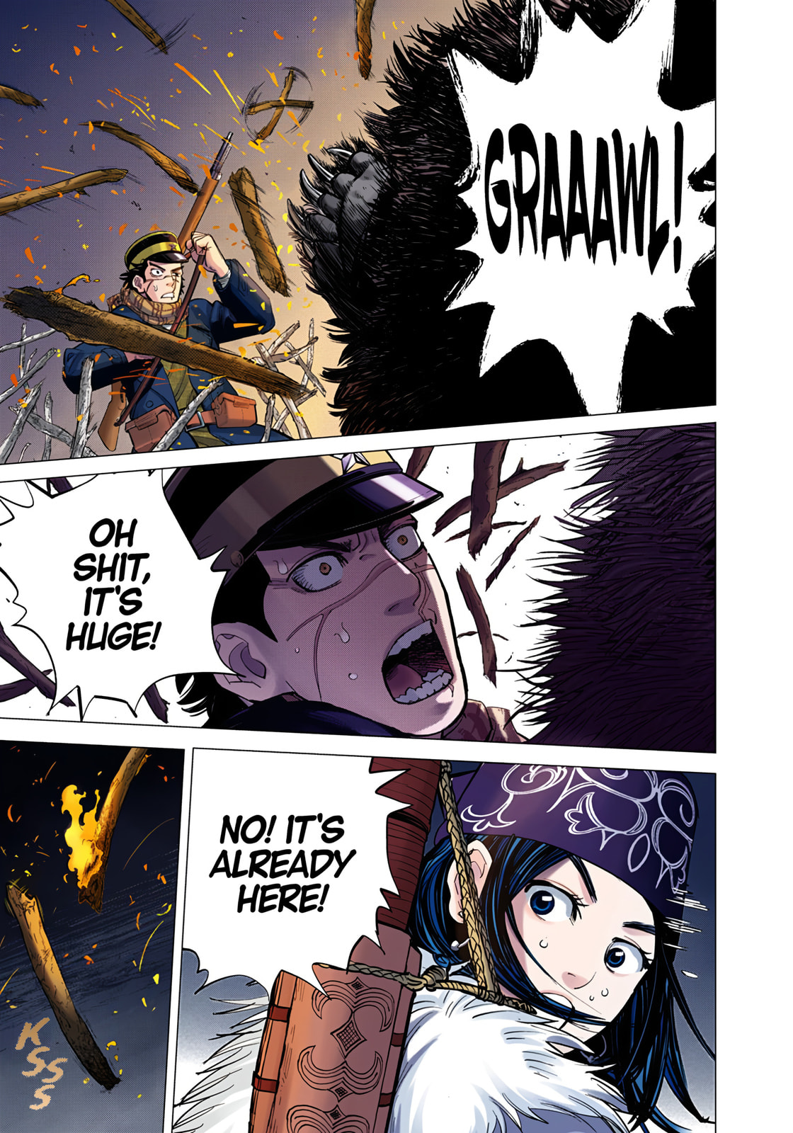 Read Golden Kamuy (Colored) chapter 1 image 4 on Lezhin