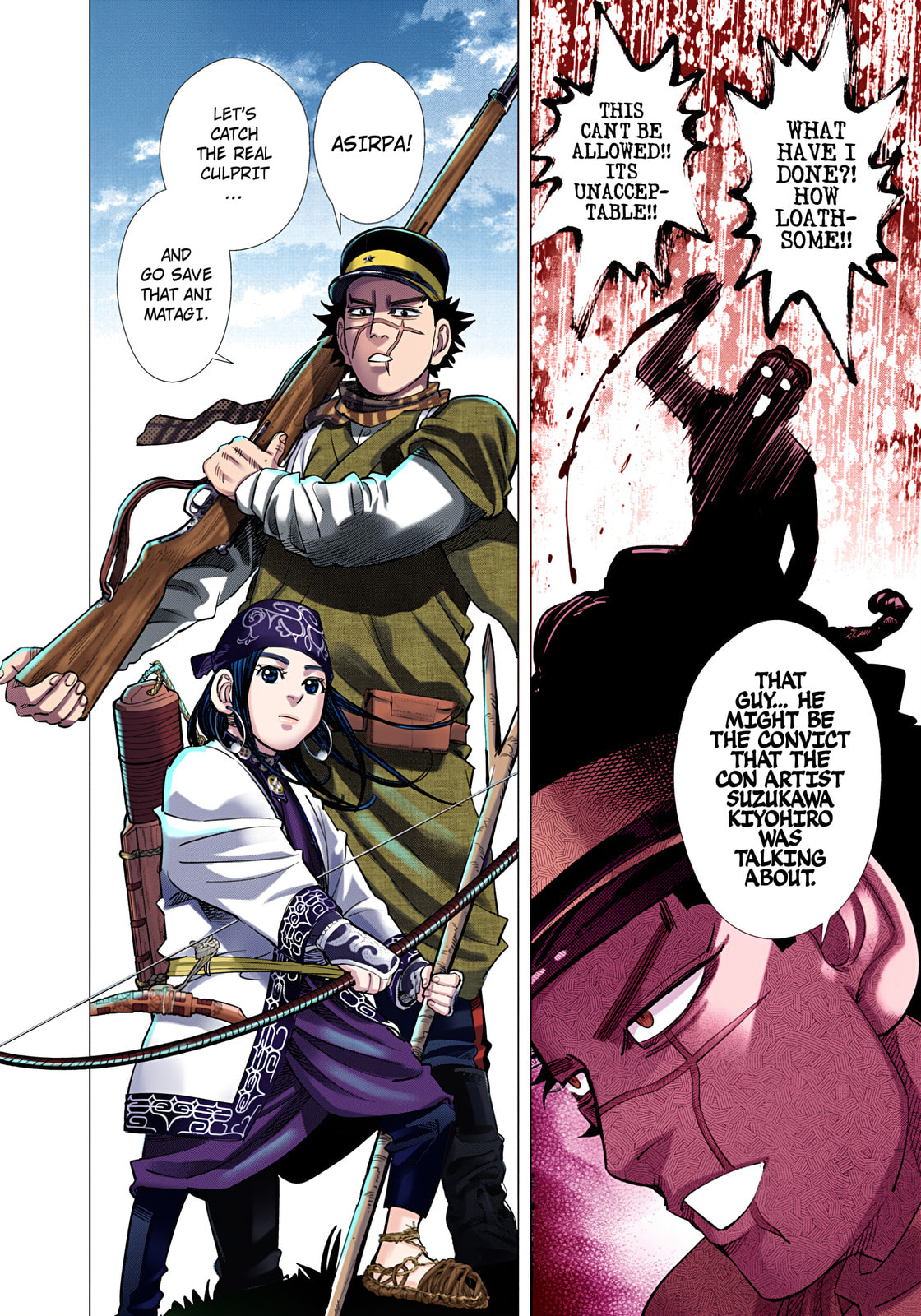 Read Golden Kamuy (Colored) chapter 108 image 14 on Lezhin