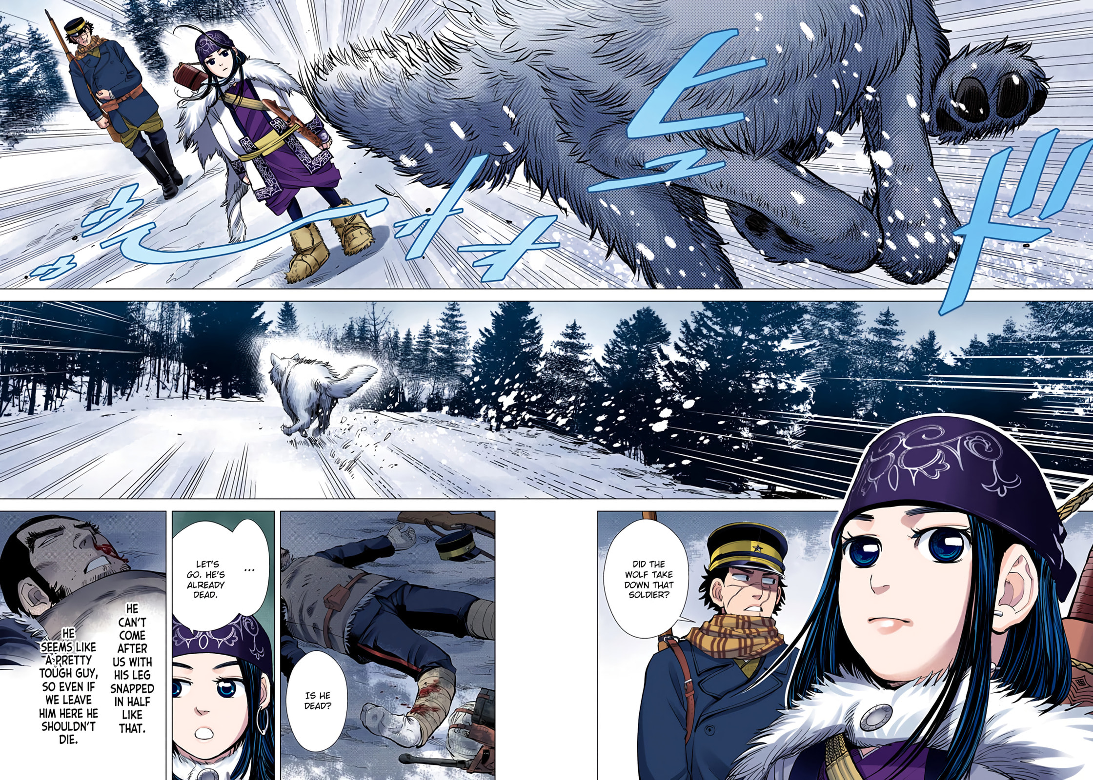 Read Golden Kamuy (Colored) chapter 11 image 6 on Lezhin