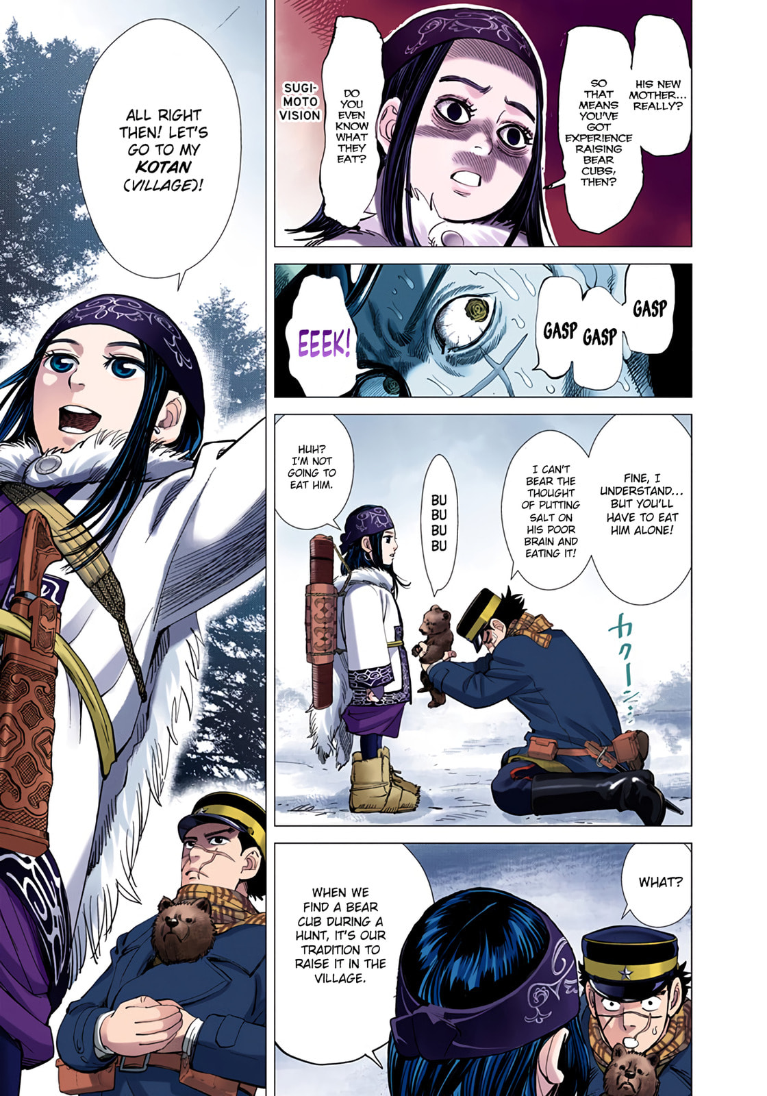 Read Golden Kamuy (Colored) chapter 11 image 8 on Lezhin