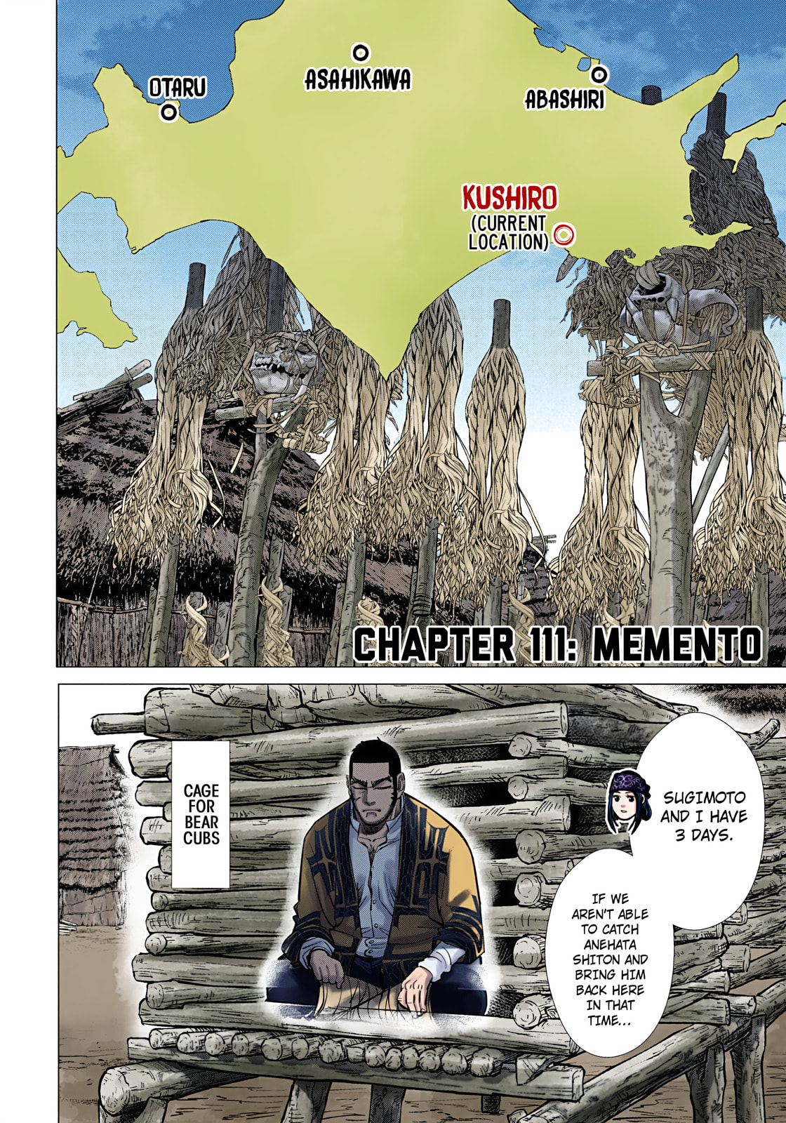 Read Golden Kamuy (Colored) chapter 111 image 4 on Lezhin
