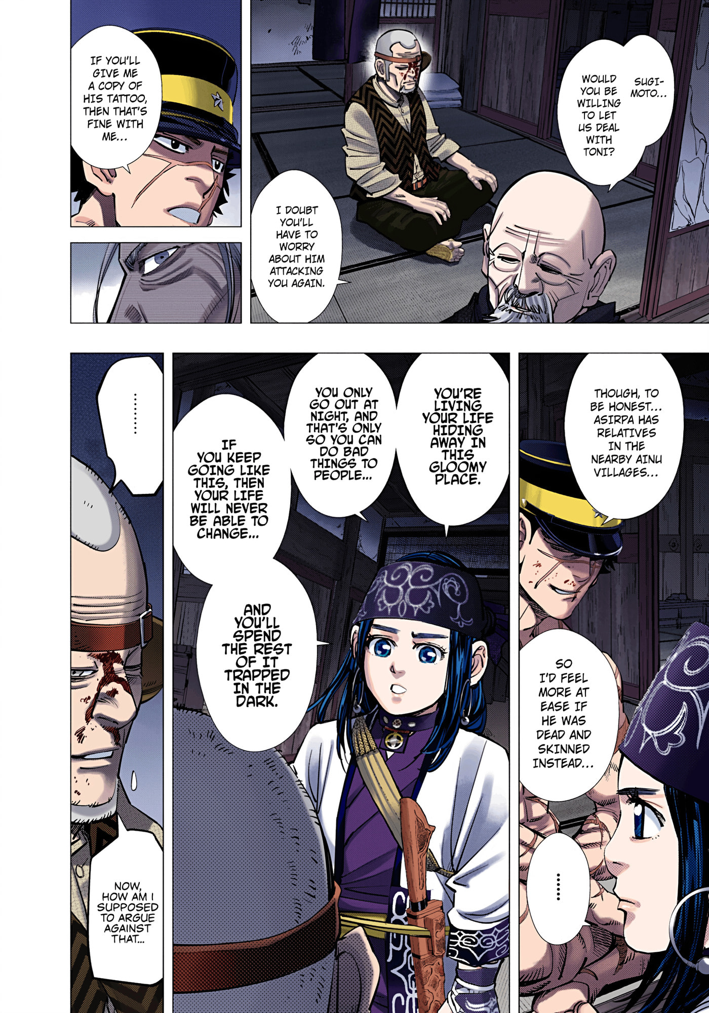 Read Golden Kamuy (Colored) chapter 124 image 1 on Lezhin