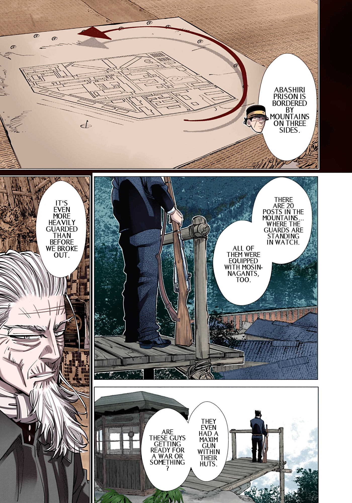 Read Golden Kamuy (Colored) chapter 126 image 4 on Lezhin