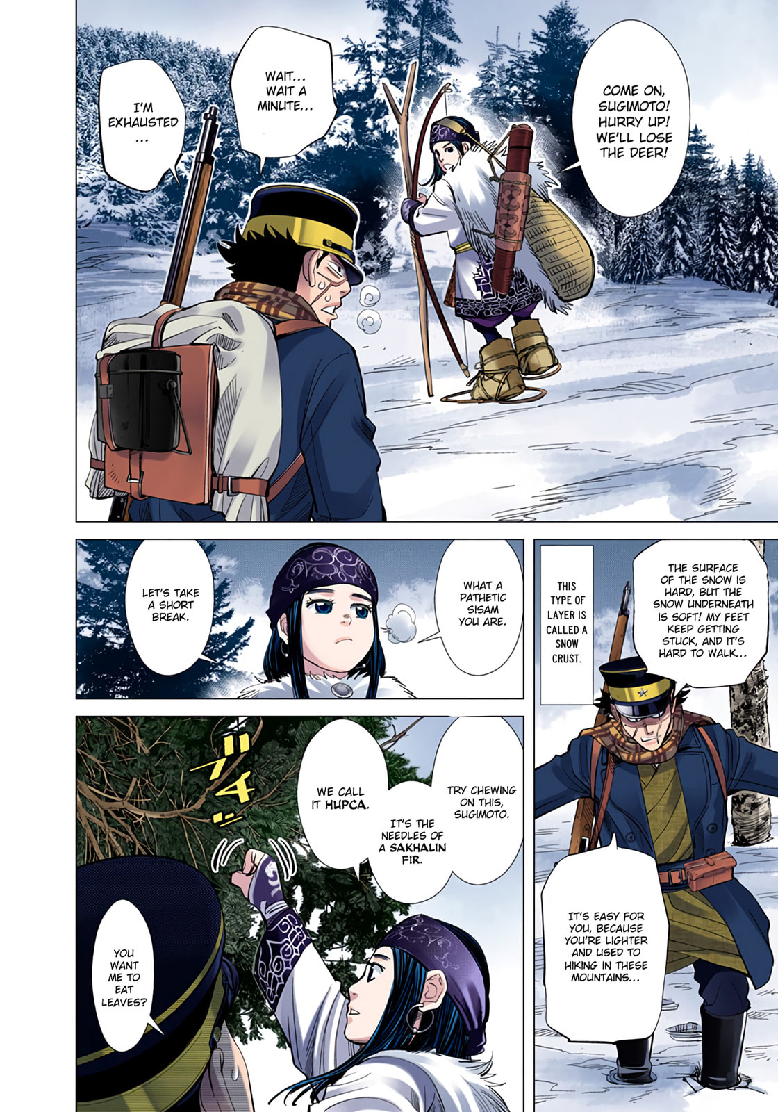 Read Golden Kamuy (Colored) chapter 22 image 1 on Lezhin