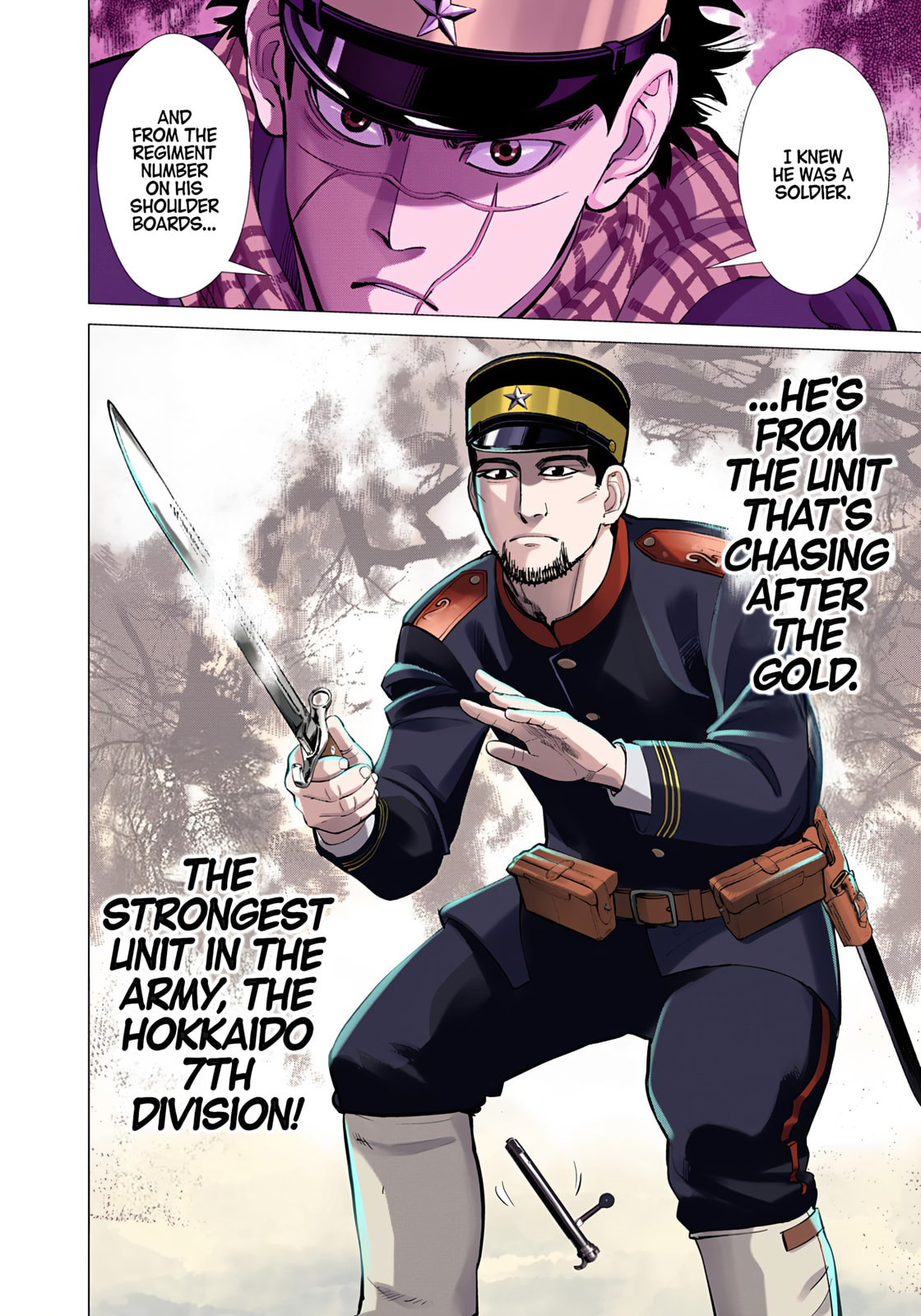 Read Golden Kamuy (Colored) chapter 3 image 18 on Lezhin