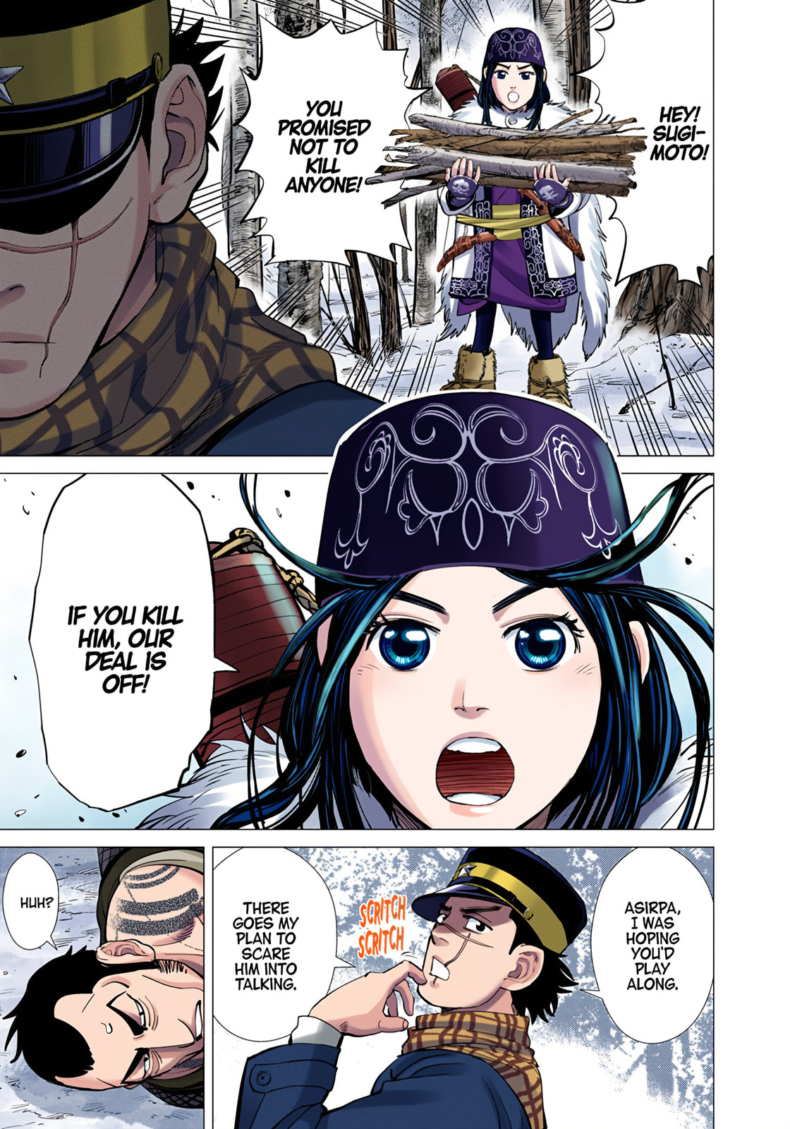Read Golden Kamuy (Colored) chapter 3 image 5 on Lezhin