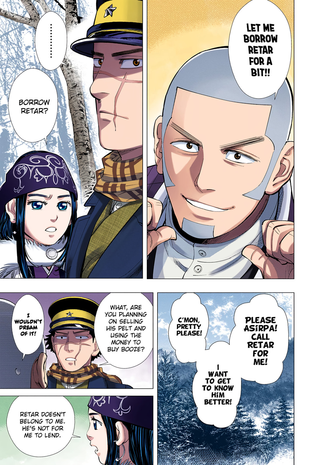 Read Golden Kamuy (Colored) chapter 36 image 2 on Lezhin