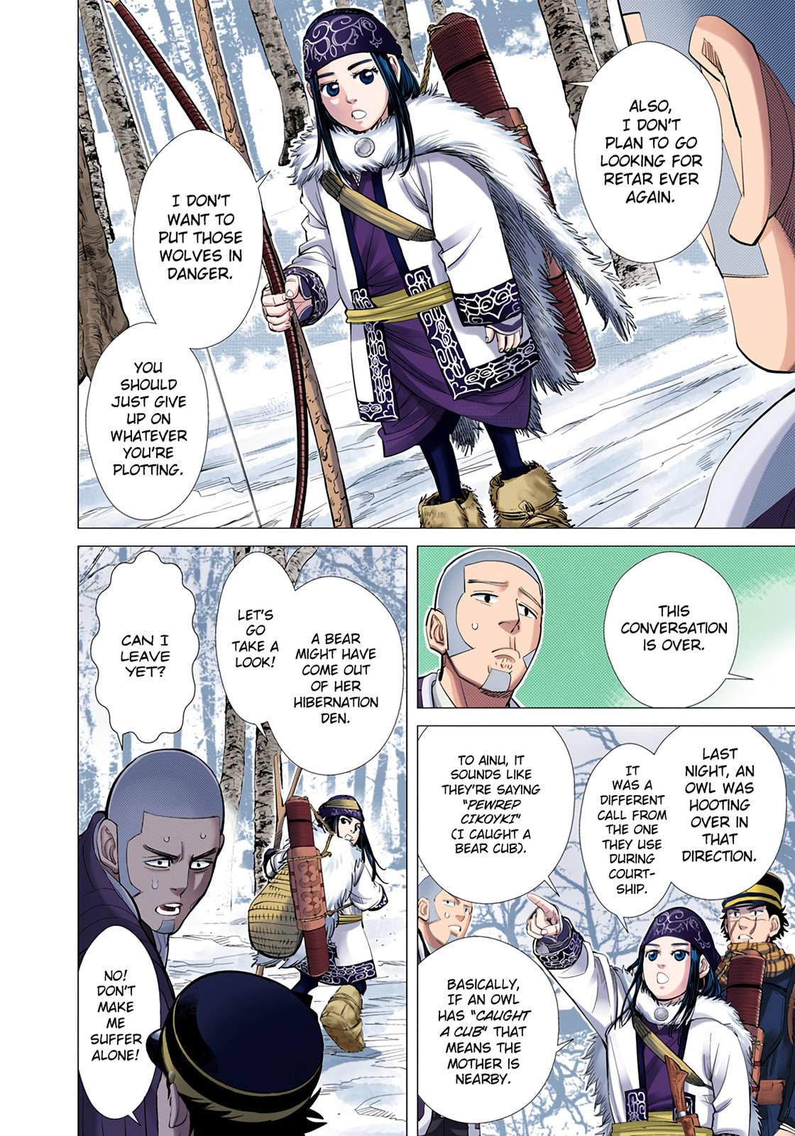Read Golden Kamuy (Colored) chapter 36 image 3 on Lezhin