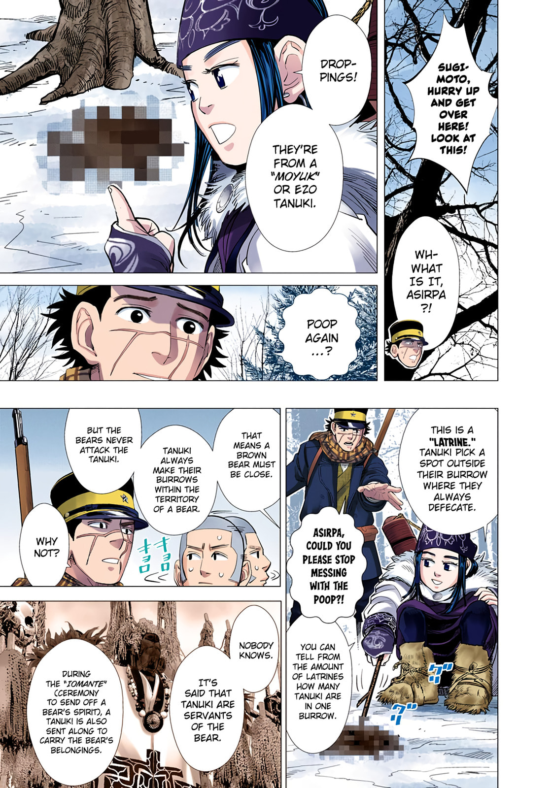 Read Golden Kamuy (Colored) chapter 36 image 4 on Lezhin