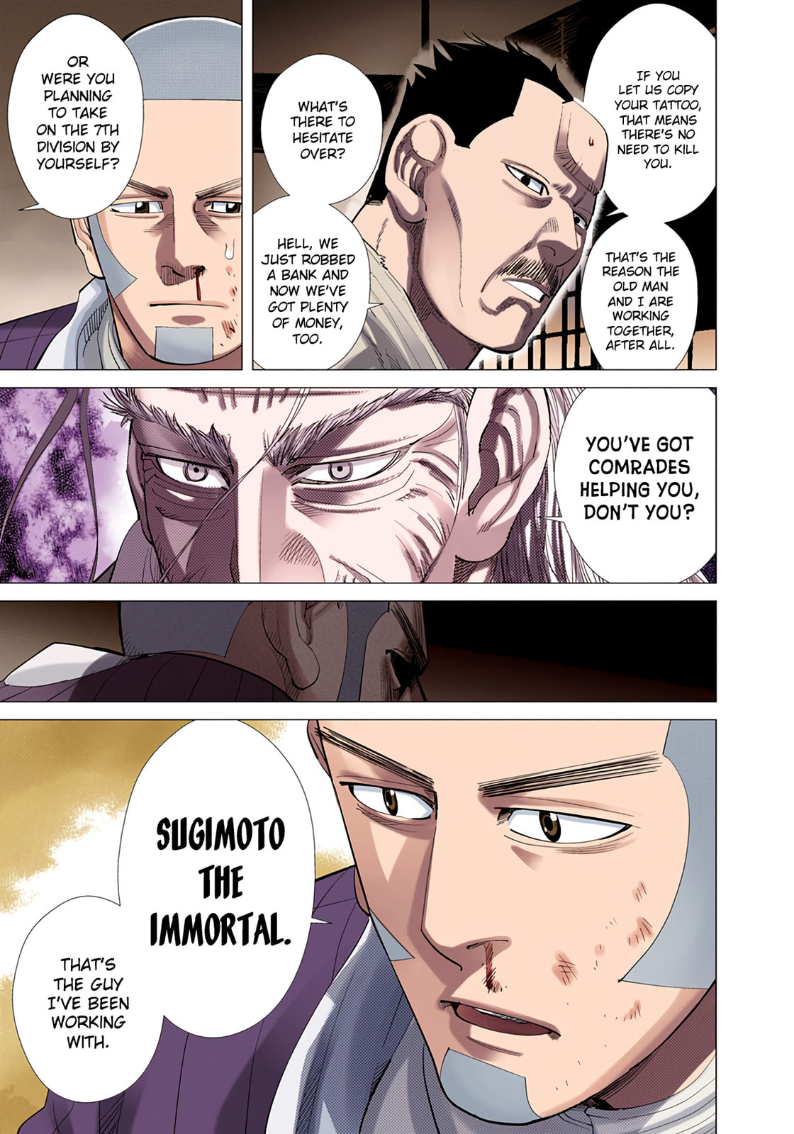 Read Golden Kamuy (Colored) chapter 37 image 11 on Lezhin
