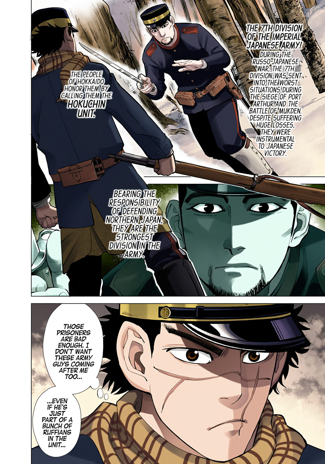 Read Golden Kamuy (Colored) chapter 4 image 1 on Lezhin