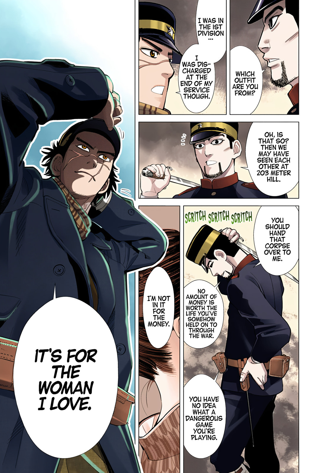Read Golden Kamuy (Colored) chapter 4 image 2 on Lezhin