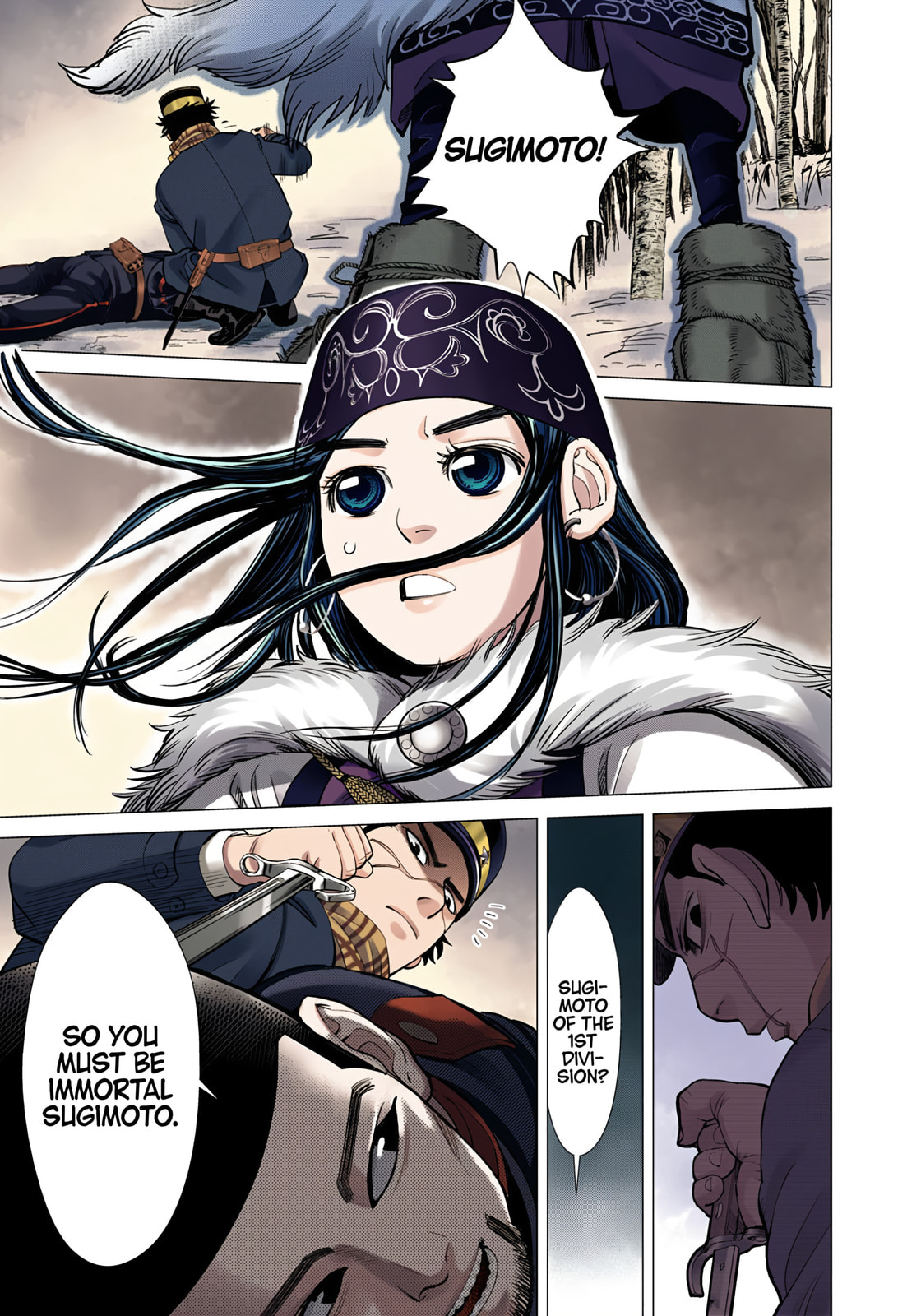 Read Golden Kamuy (Colored) chapter 4 image 5 on Lezhin