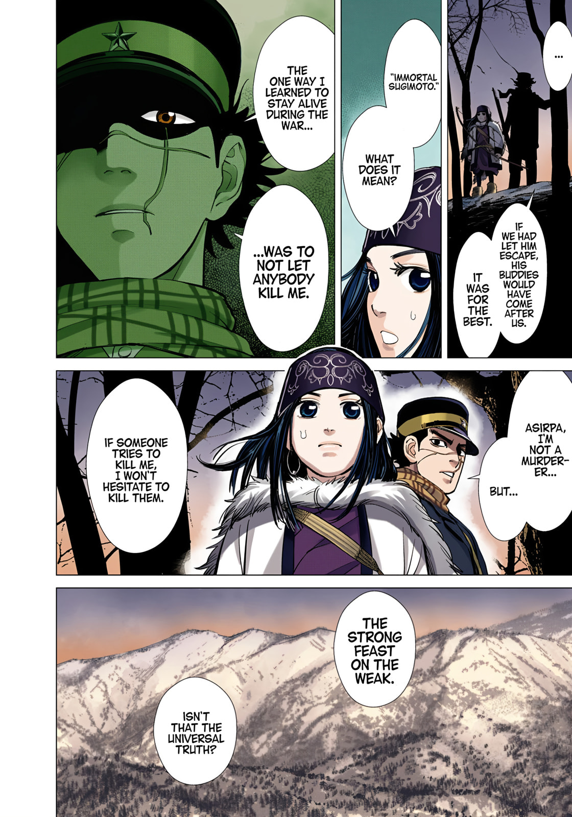 Read Golden Kamuy (Colored) chapter 4 image 8 on Lezhin