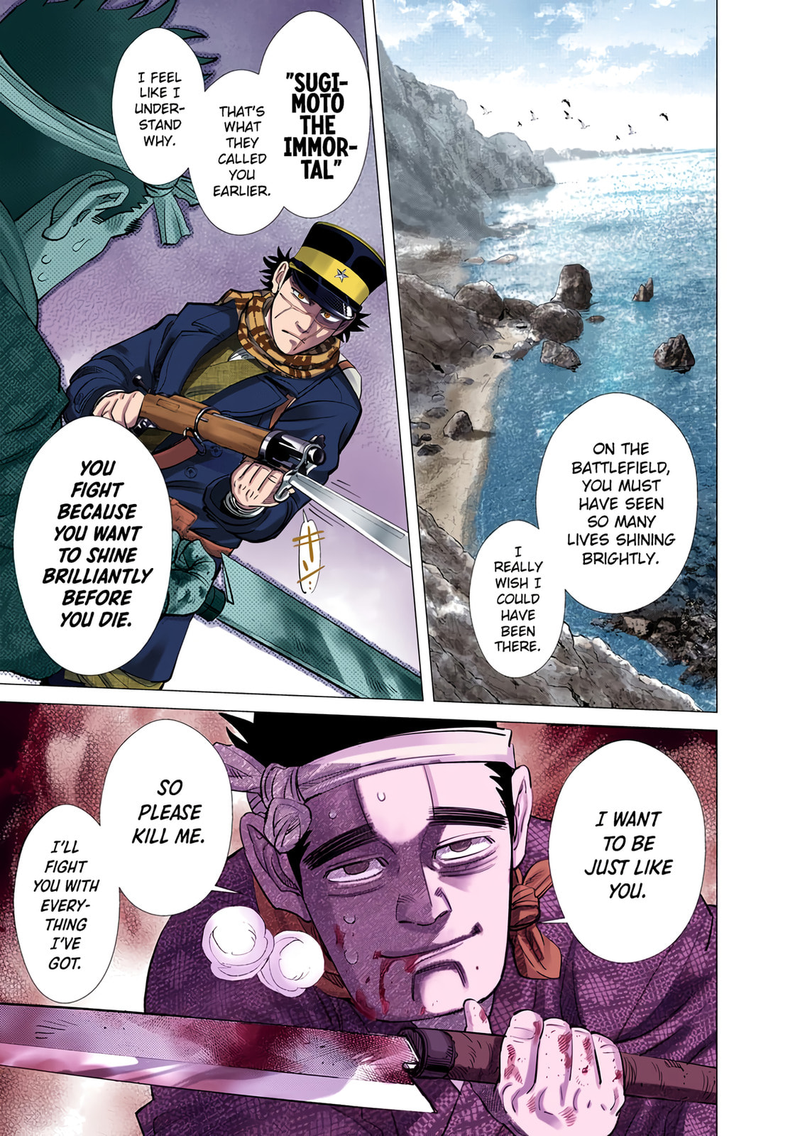 Read Golden Kamuy (Colored) chapter 41 image 1 on Lezhin