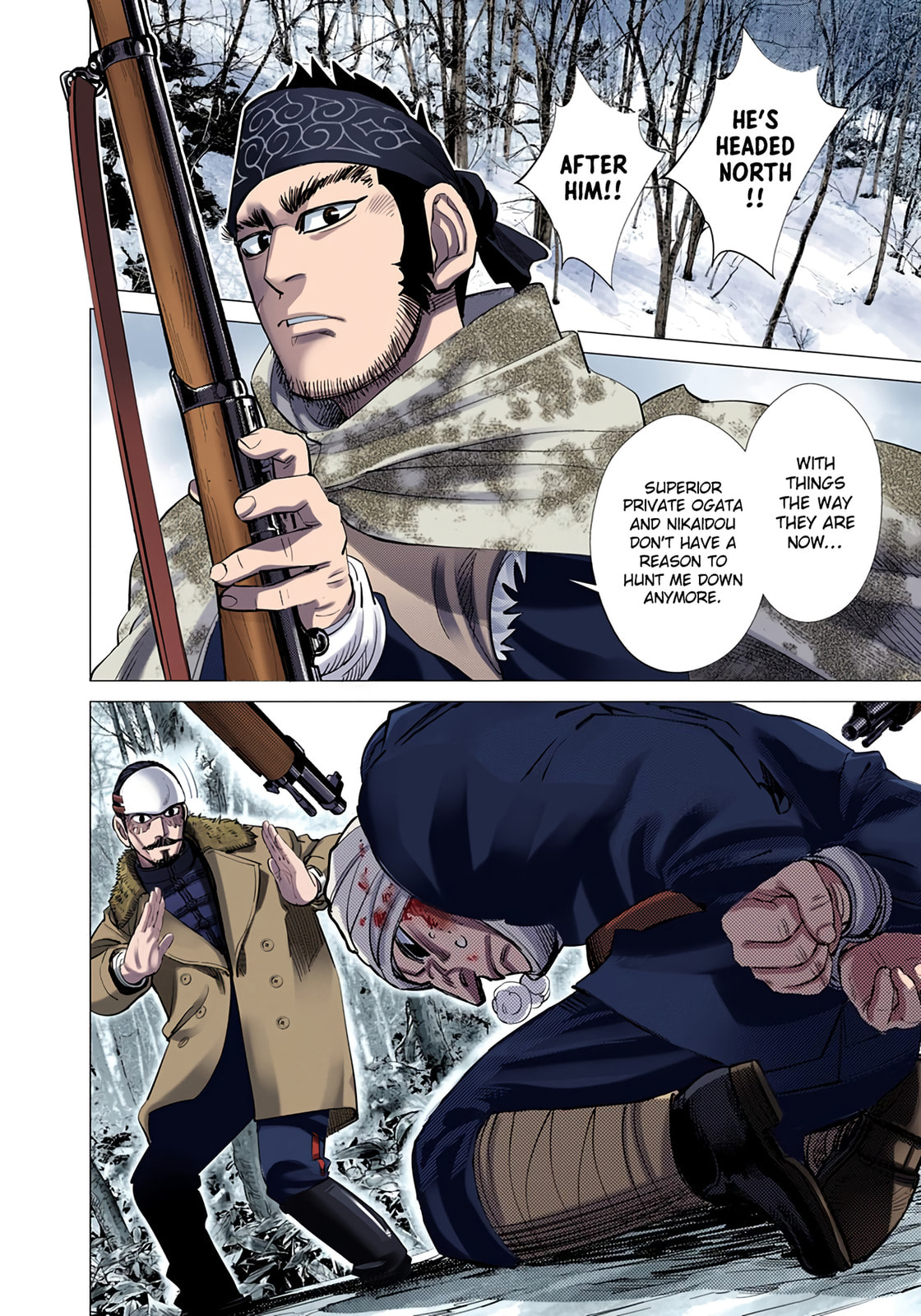 Read Golden Kamuy (Colored) chapter 46 image 10 on Lezhin