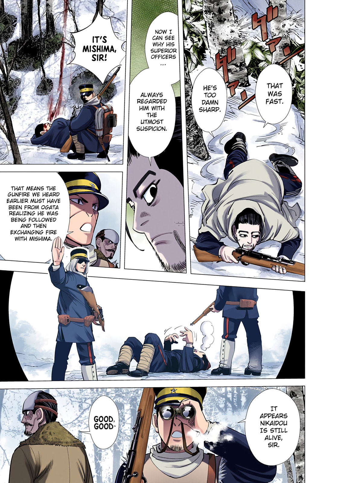 Read Golden Kamuy (Colored) chapter 46 image 7 on Lezhin