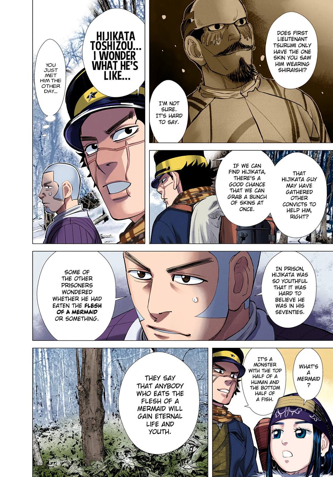 Read Golden Kamuy (Colored) chapter 47 image 1 on Lezhin