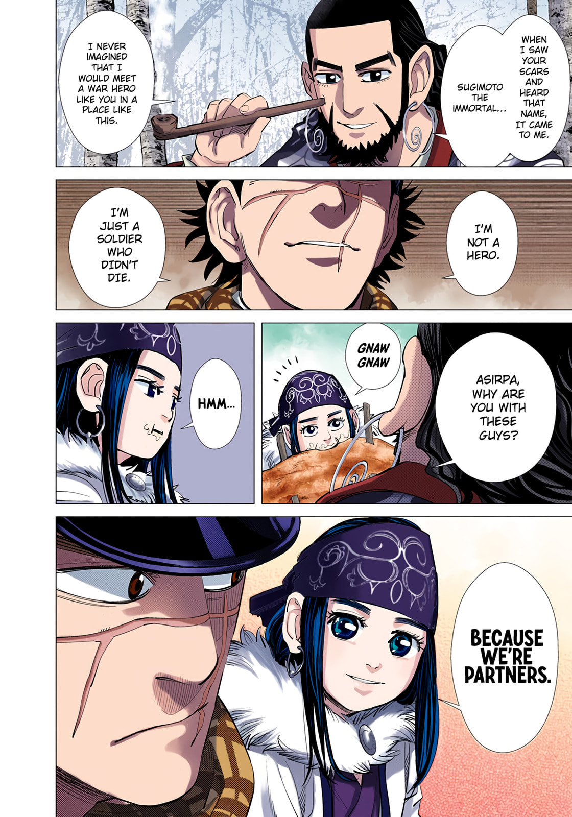 Read Golden Kamuy (Colored) chapter 48 image 9 on Lezhin
