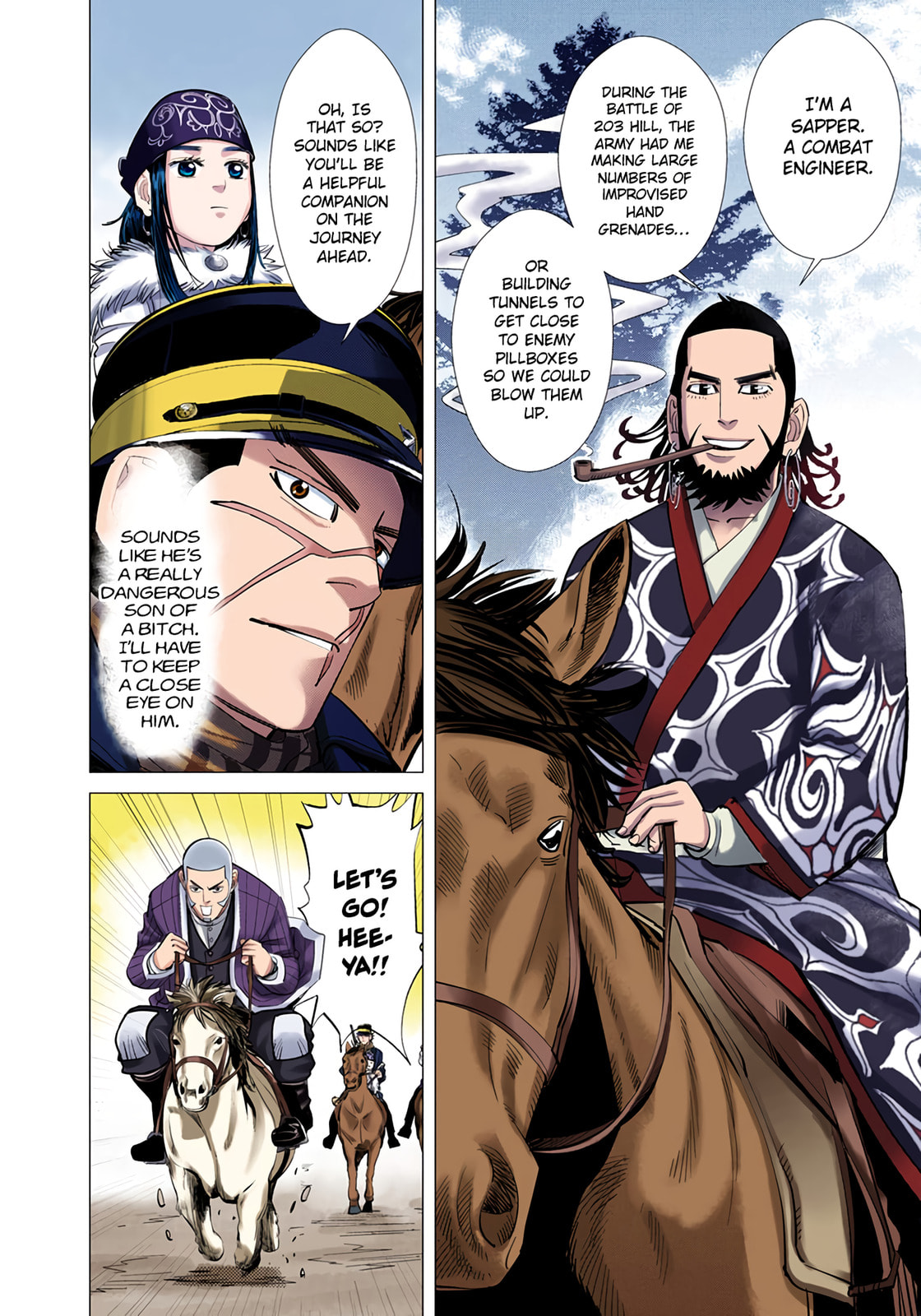 Read Golden Kamuy (Colored) chapter 49 image 21 on Lezhin