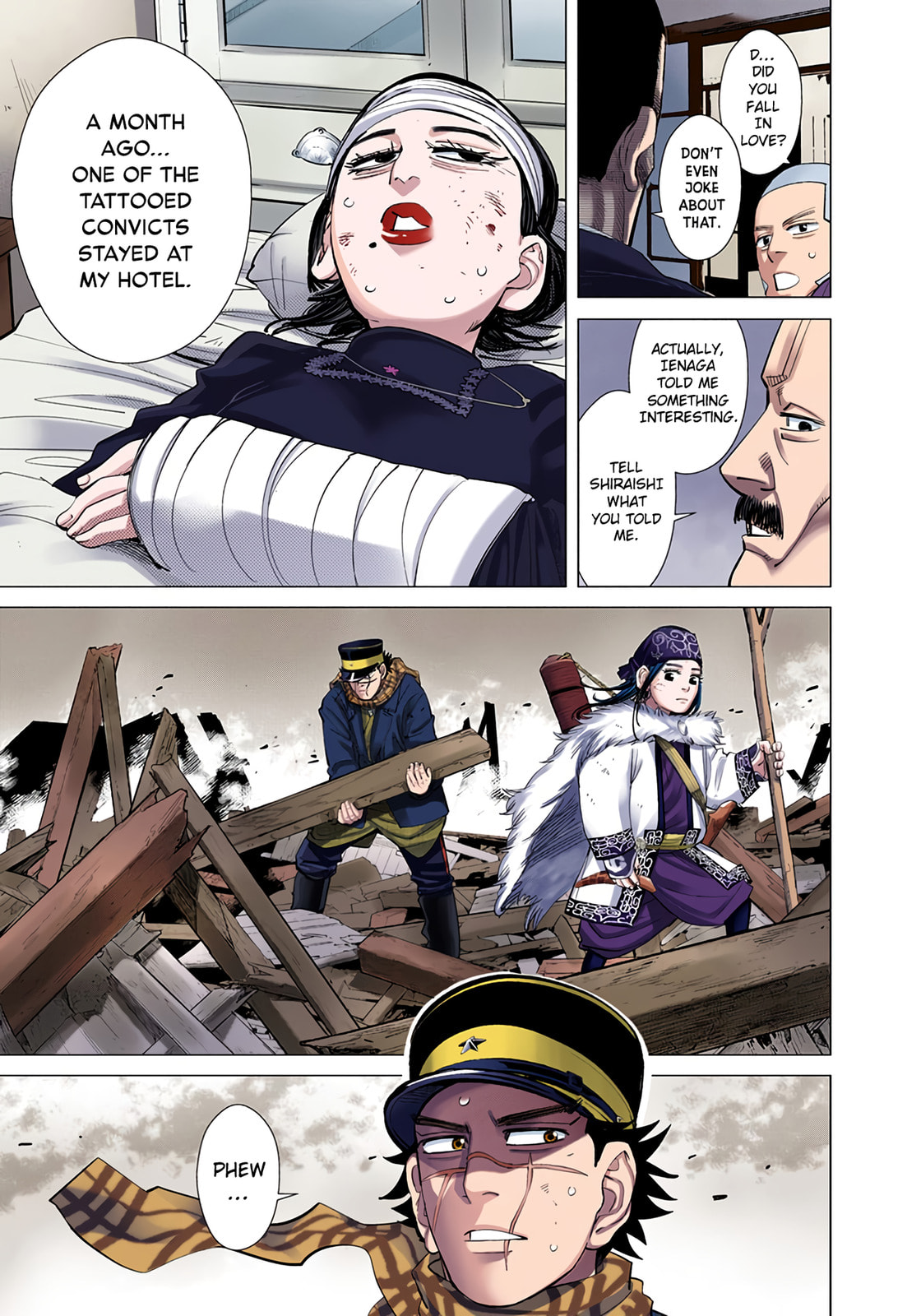 Read Golden Kamuy (Colored) chapter 55 image 3 on Lezhin