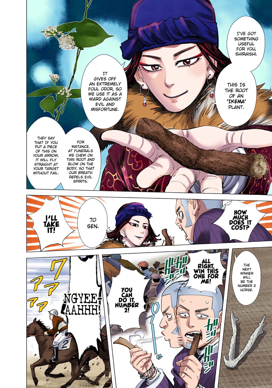 Read Golden Kamuy (Colored) chapter 61 image 7 on Lezhin