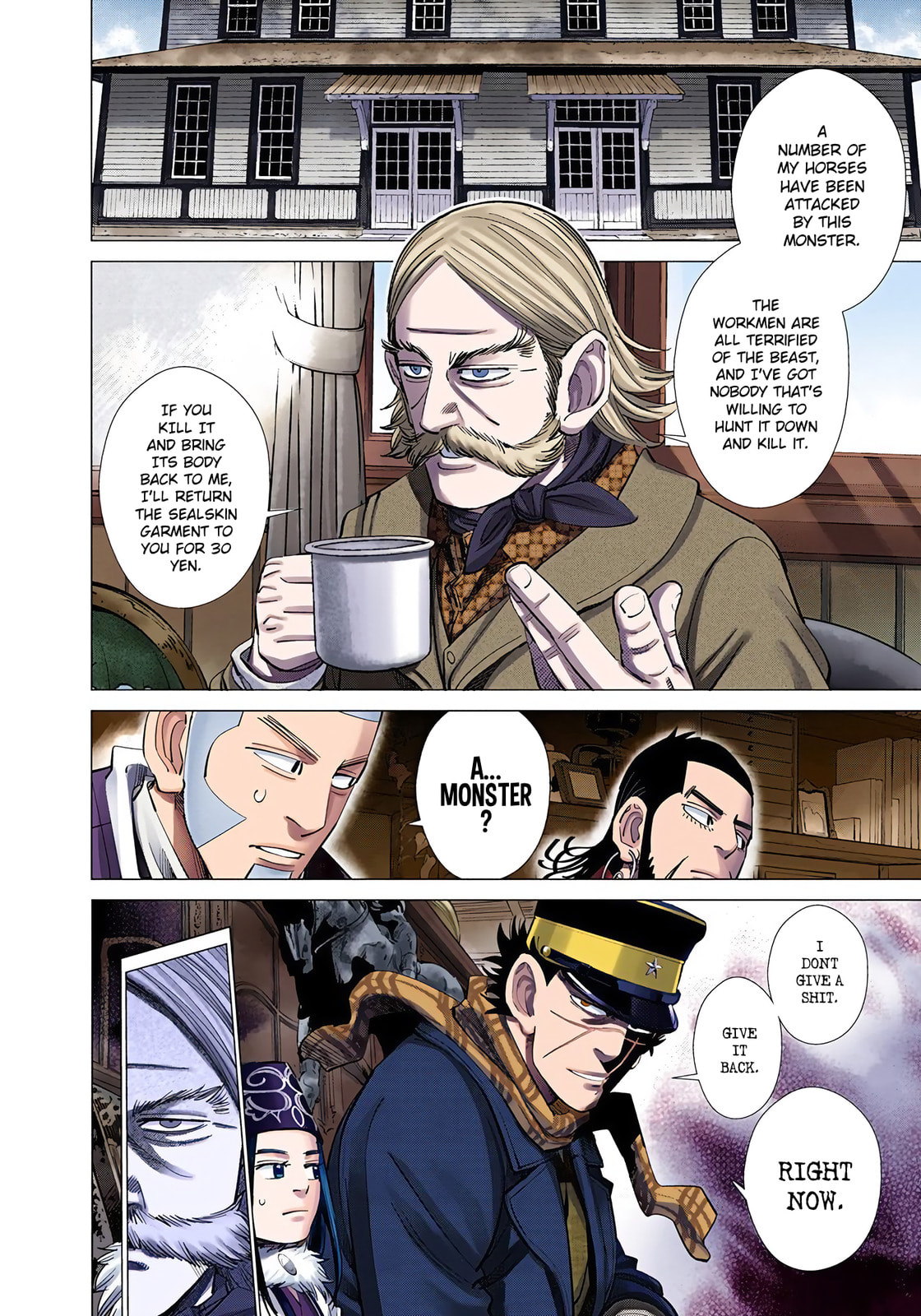 Read Golden Kamuy (Colored) chapter 64 image 1 on Lezhin