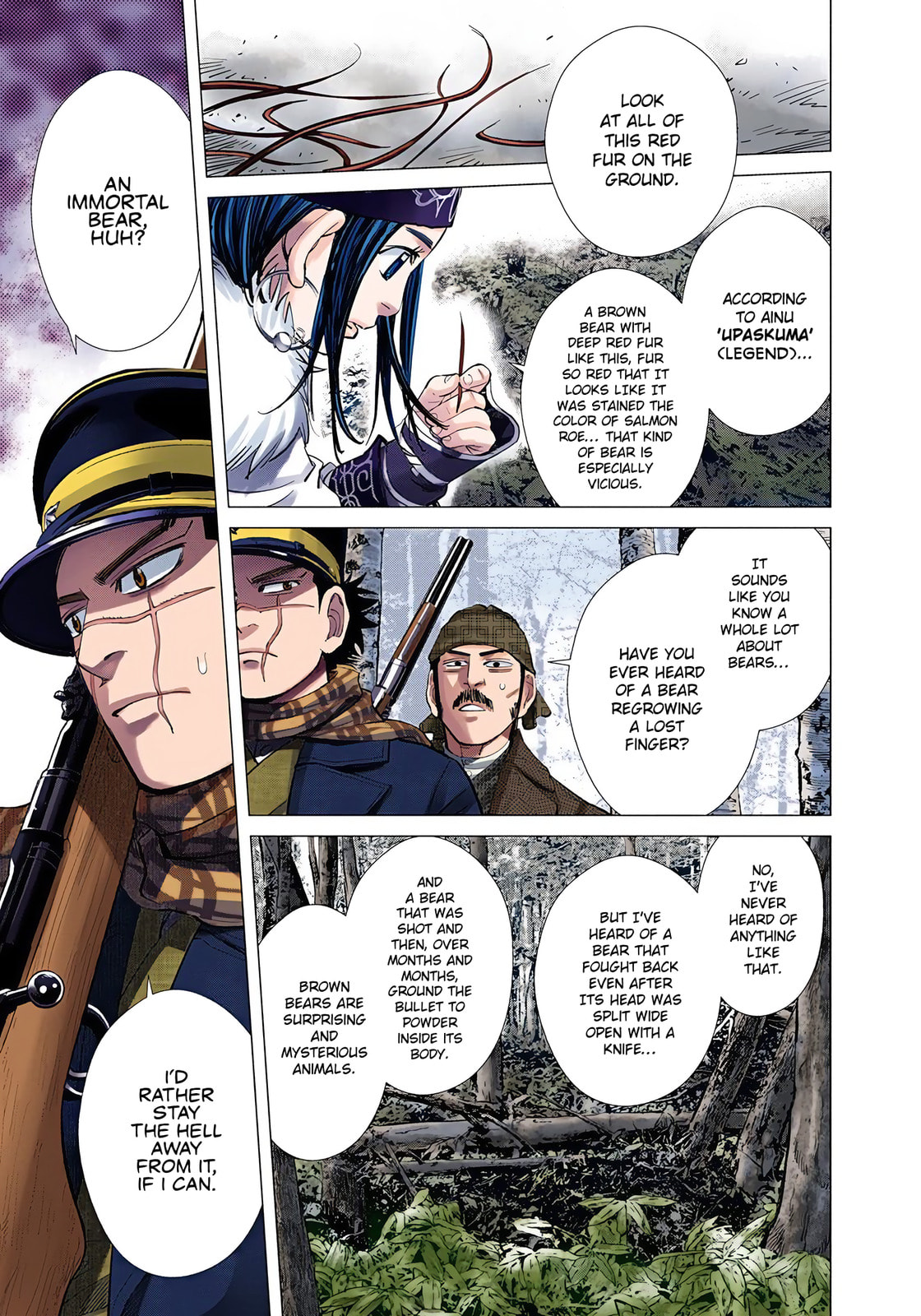 Read Golden Kamuy (Colored) chapter 64 image 13 on Lezhin