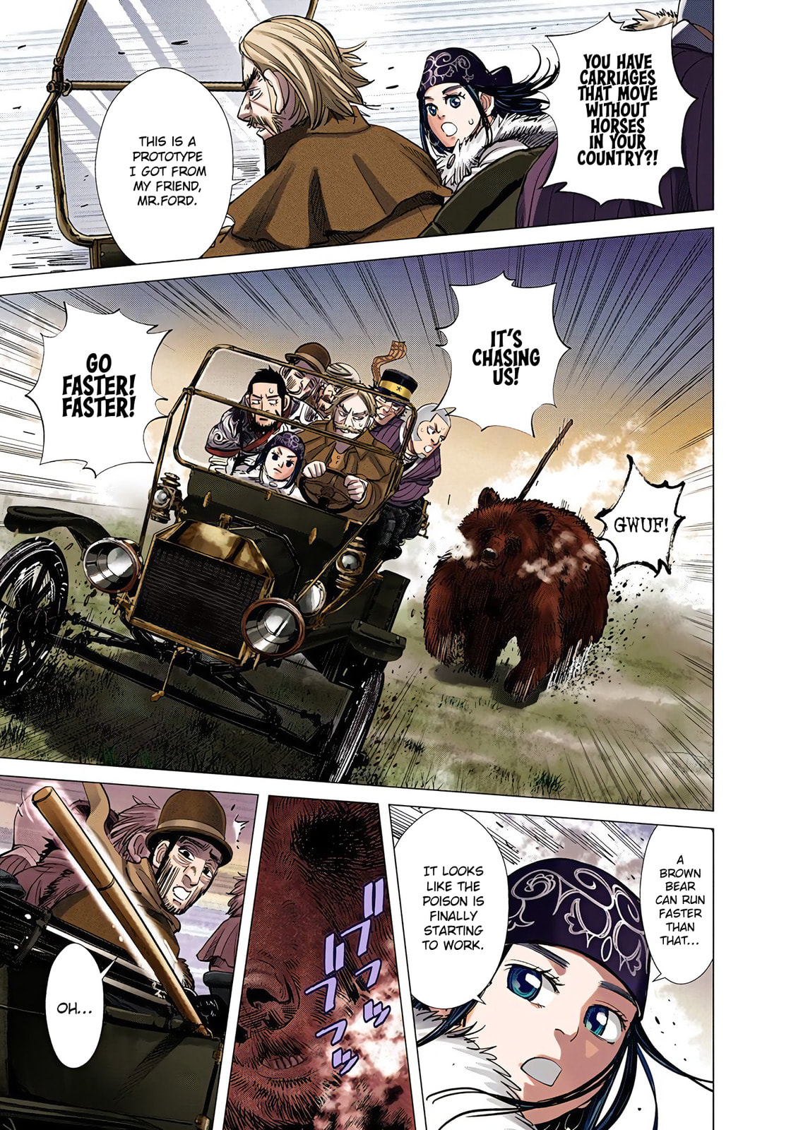 Read Golden Kamuy (Colored) chapter 69 image 9 on Lezhin