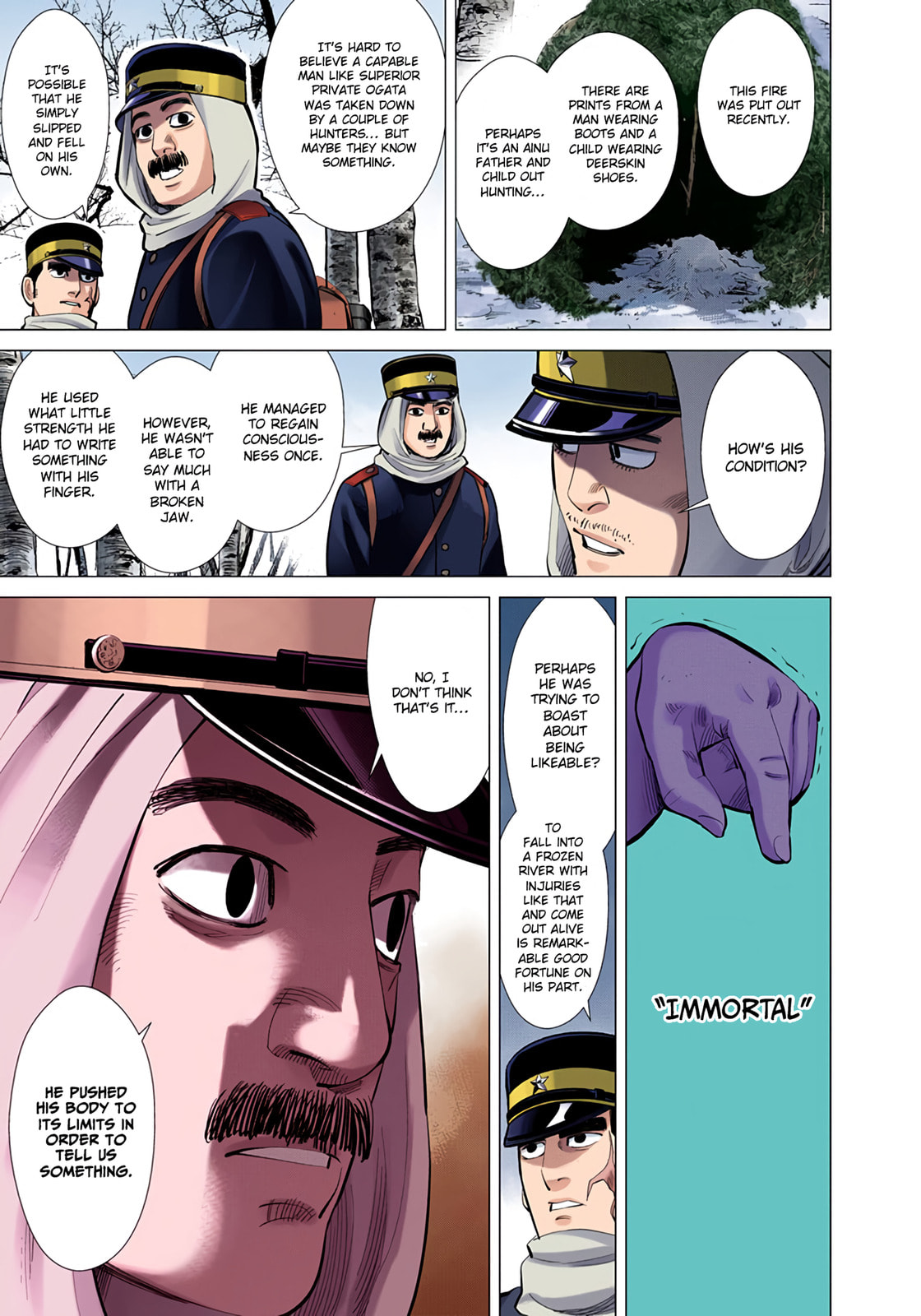 Read Golden Kamuy (Colored) chapter 8 image 15 on Lezhin