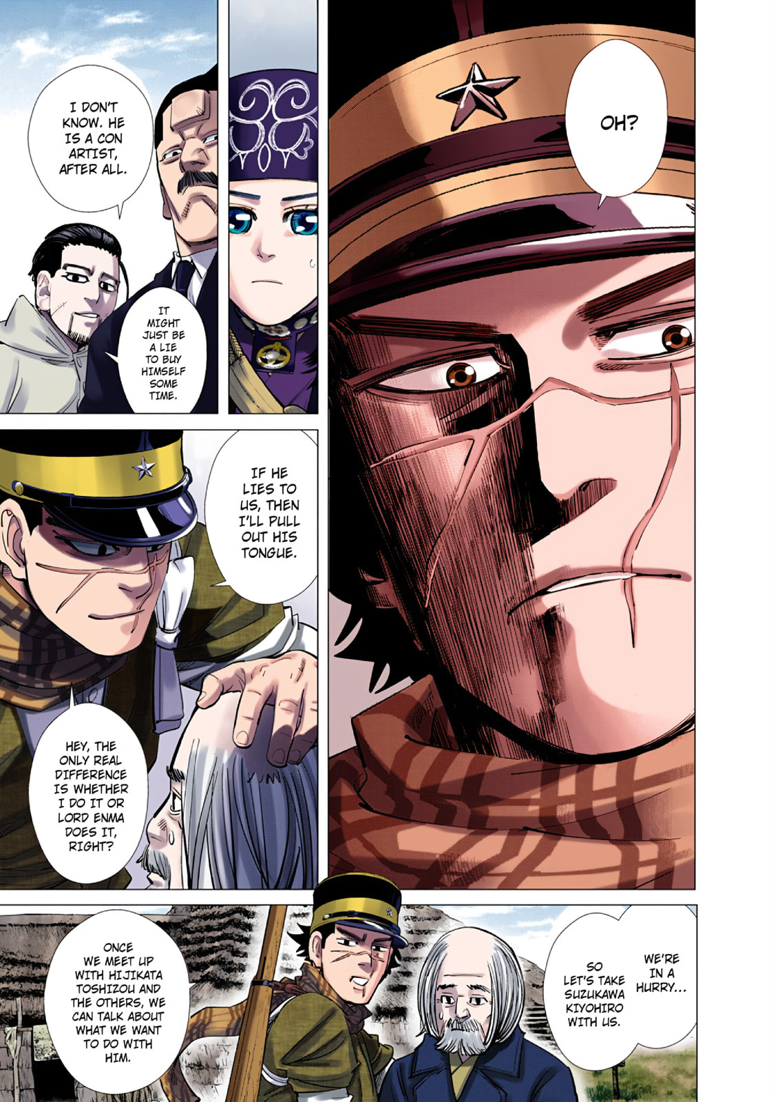 Read Golden Kamuy (Colored) chapter 91 image 18 on Lezhin