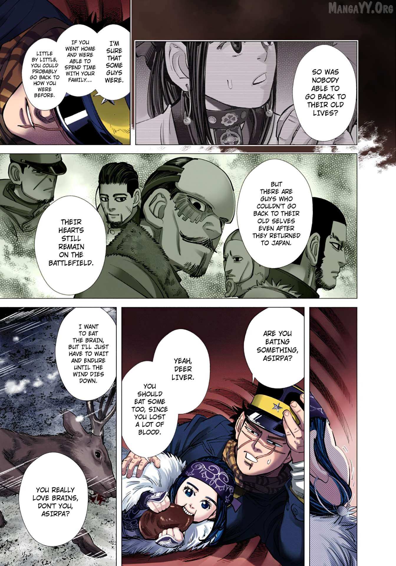 Golden Kamuy - Digital Colored Chapter 100 page 13 - 