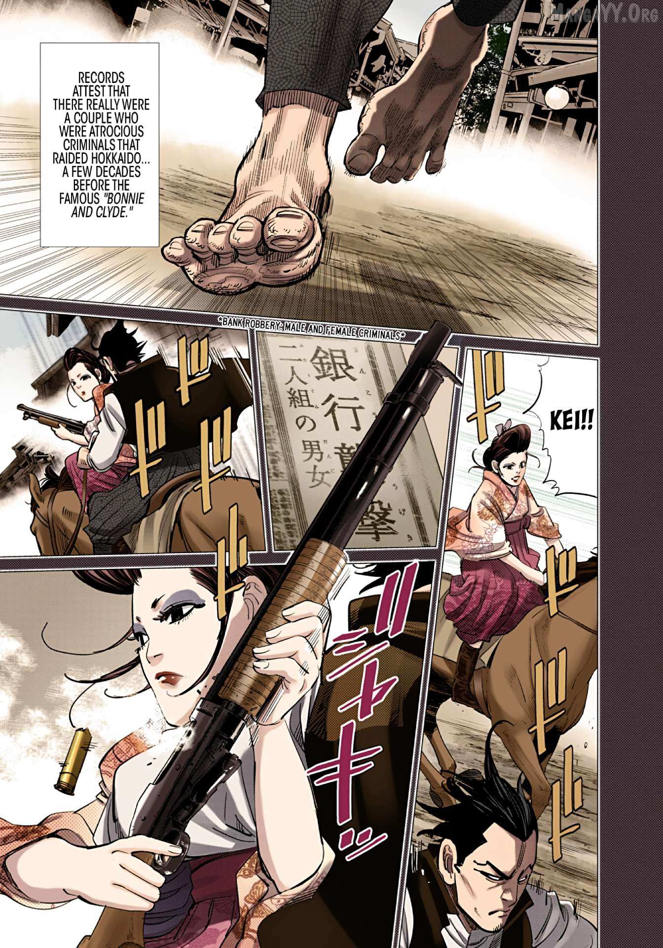 Golden Kamuy - Digital Colored Chapter 102 page 15 - 
