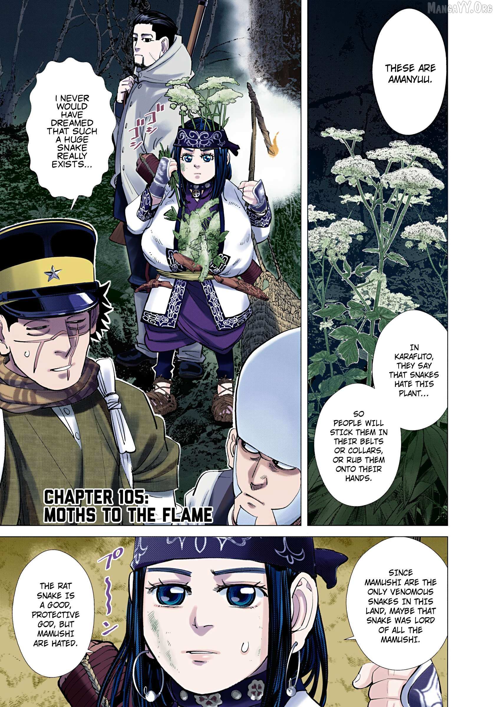Golden Kamuy - Digital Colored Chapter 105 page 2 - 