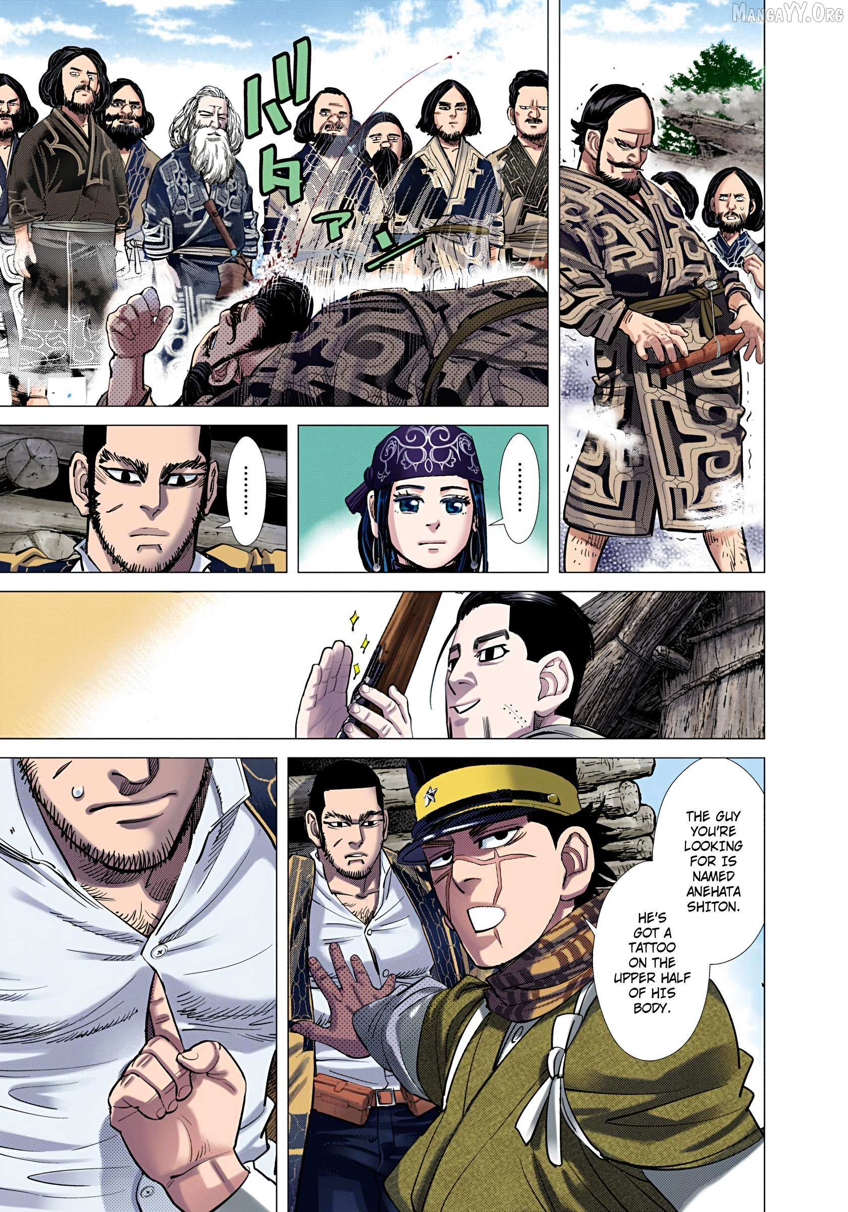 Golden Kamuy - Digital Colored Chapter 110 page 14 - 