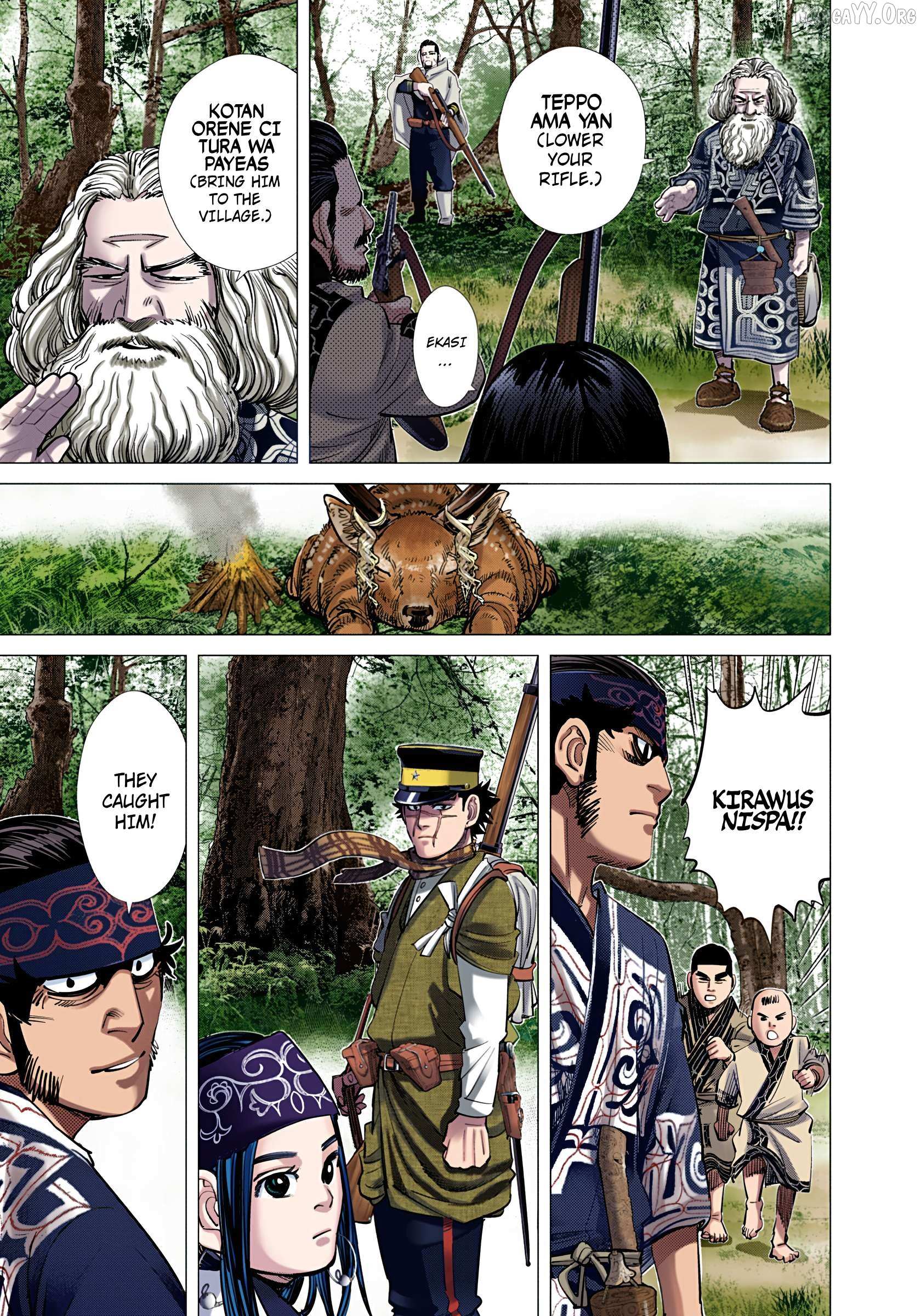 Golden Kamuy - Digital Colored Chapter 110 page 8 - 