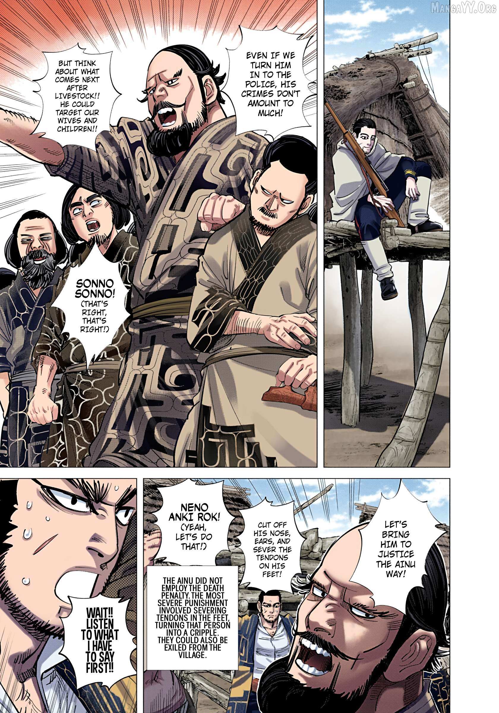 Golden Kamuy - Digital Colored Chapter 110 page 10 - 