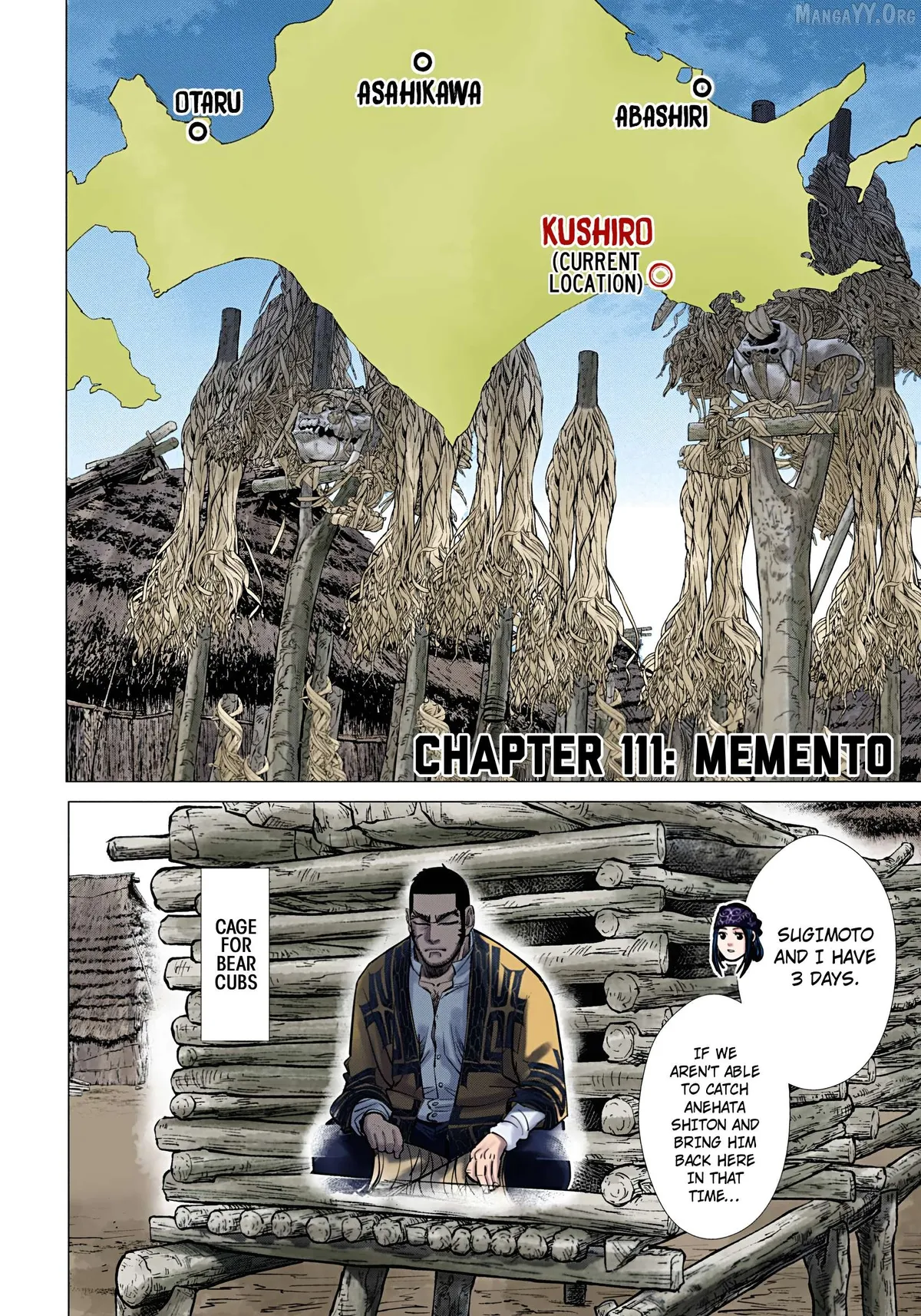 Golden Kamuy - Digital Colored Chapter 111 page 5 - 