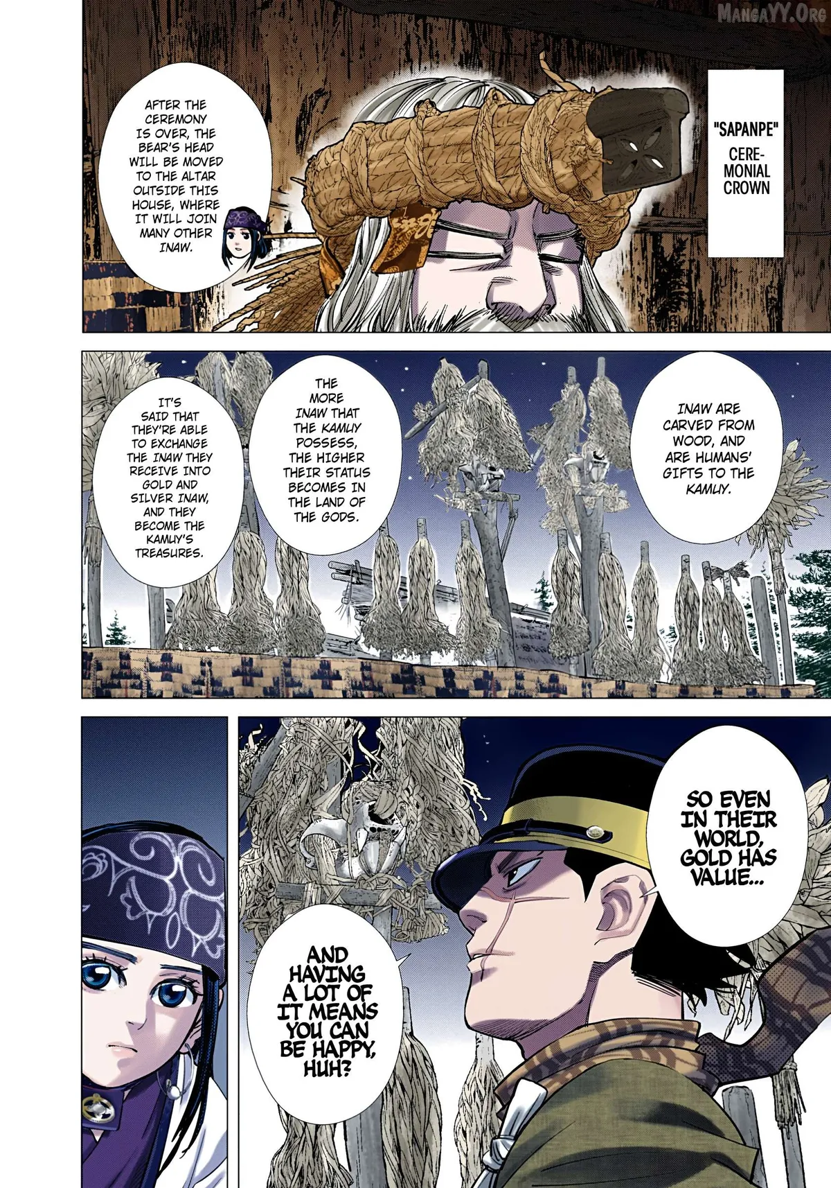 Golden Kamuy - Digital Colored Chapter 113 page 14 - 