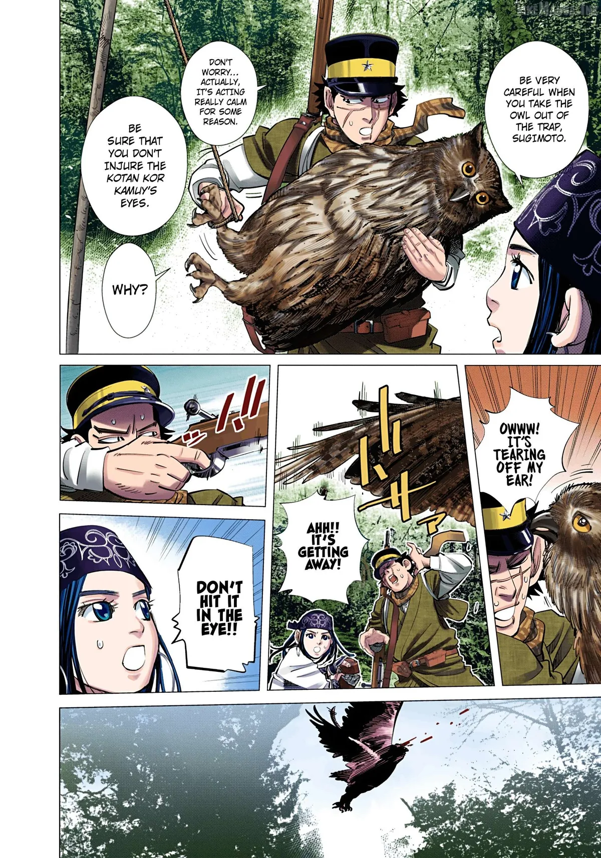 Golden Kamuy - Digital Colored Chapter 119 page 14 - 