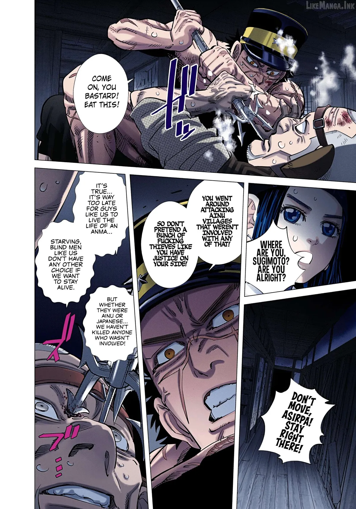 Golden Kamuy - Digital Colored Chapter 123 page 18 - 