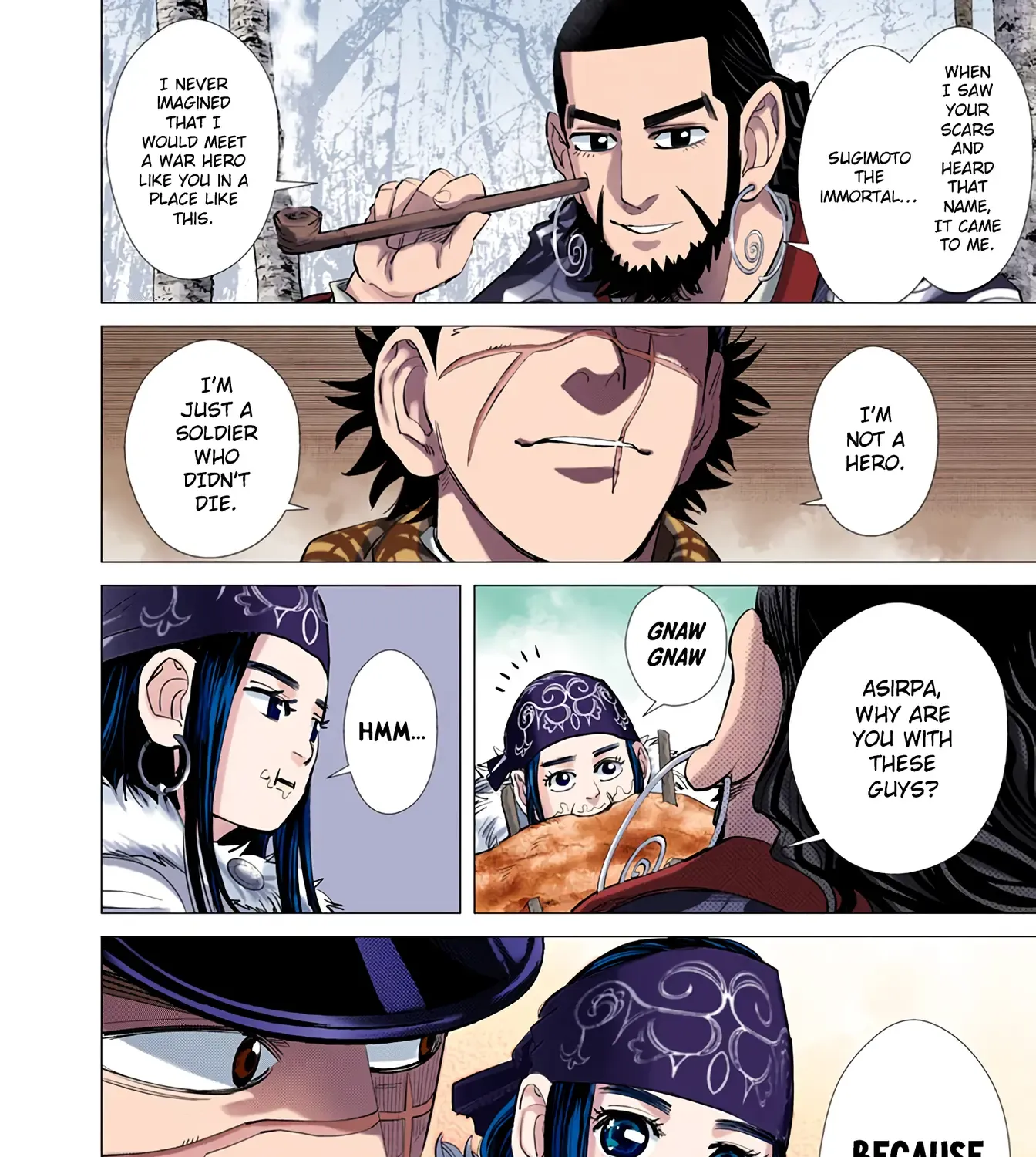 Golden Kamuy - Digital Colored Chapter 48 page 20 - 