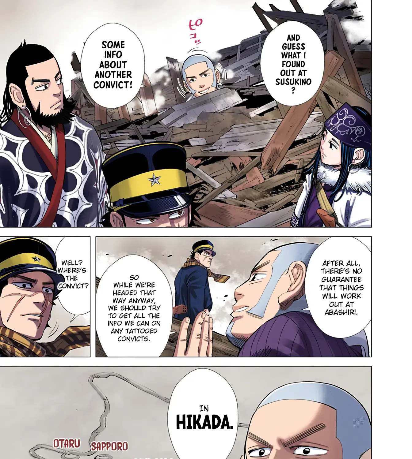 Golden Kamuy - Digital Colored Chapter 55 page 12 - 