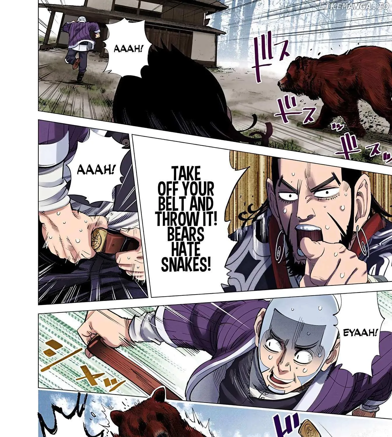 Golden Kamuy - Digital Colored Chapter 65 page 12 - 