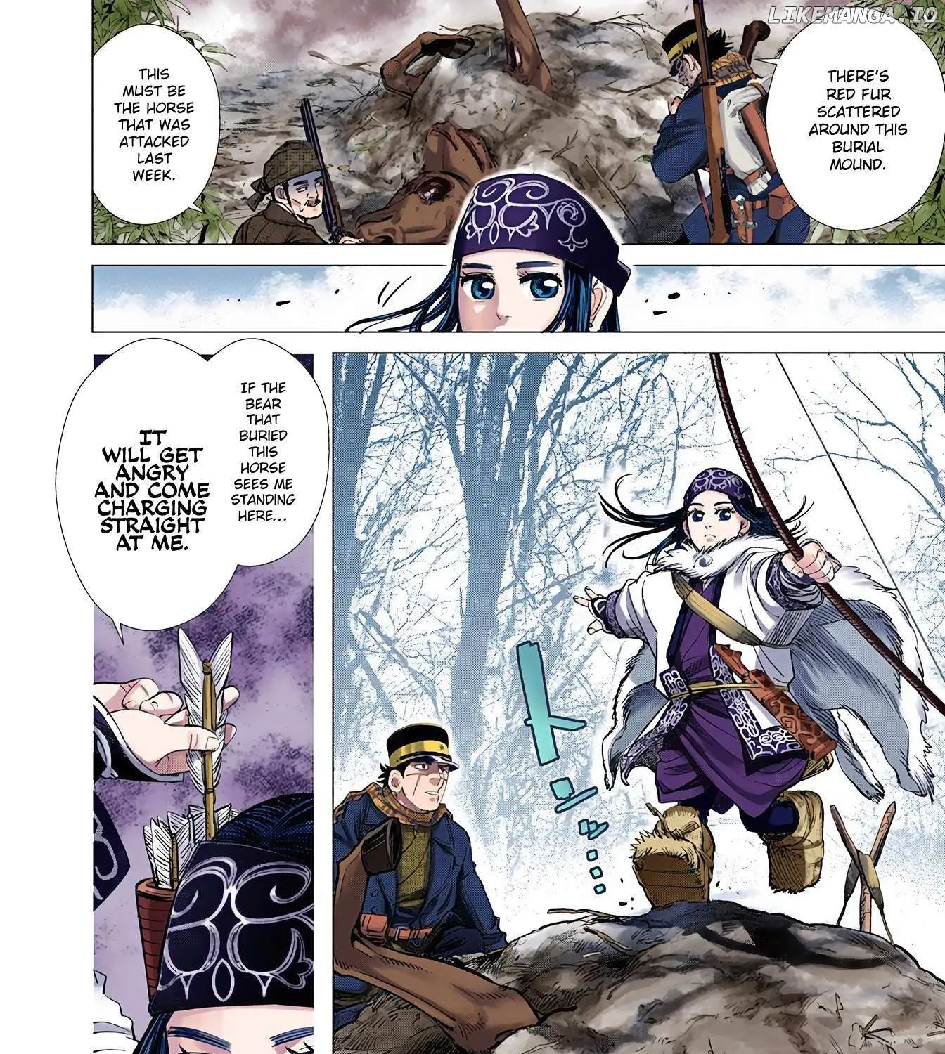 Golden Kamuy - Digital Colored Chapter 65 page 8 - 