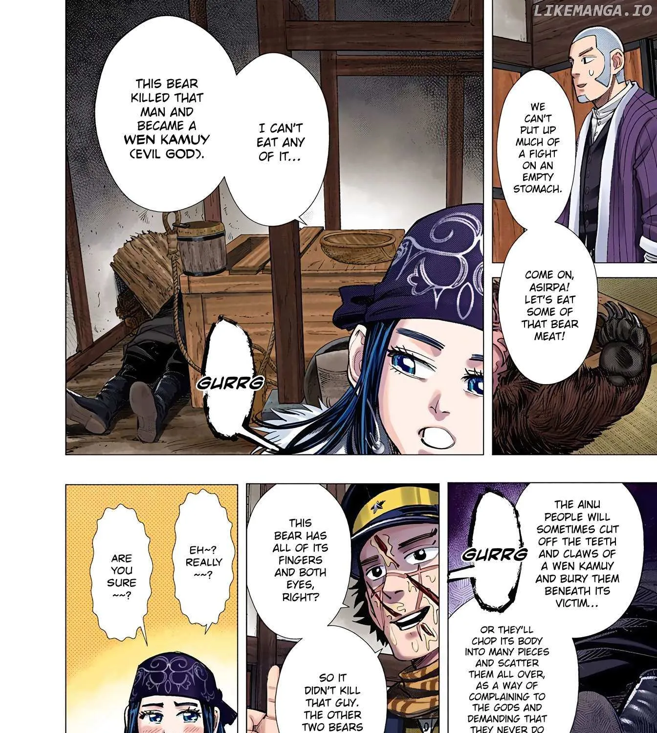 Golden Kamuy - Digital Colored Chapter 68 page 23 - 