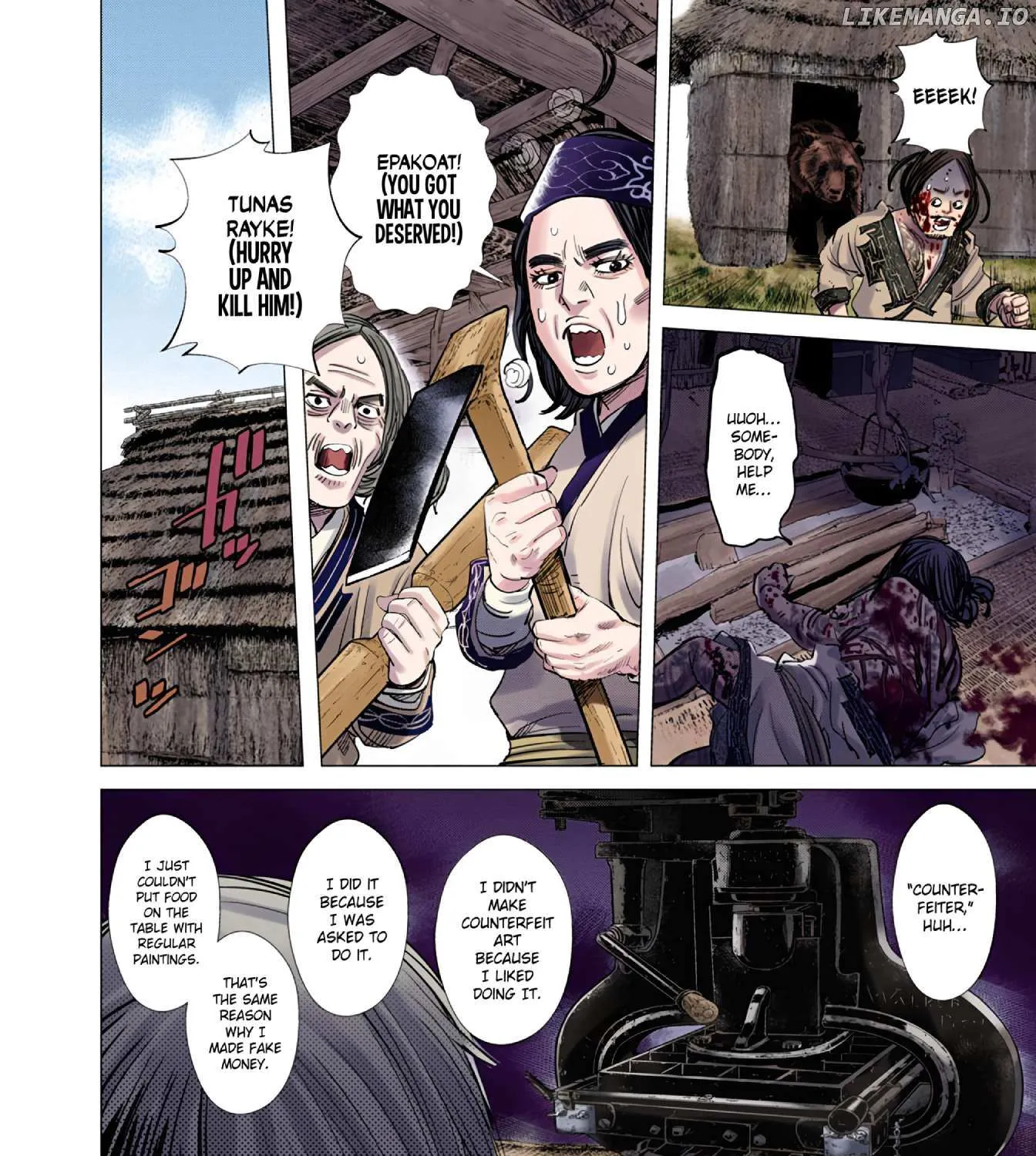 Golden Kamuy - Digital Colored Chapter 89 page 32 - 
