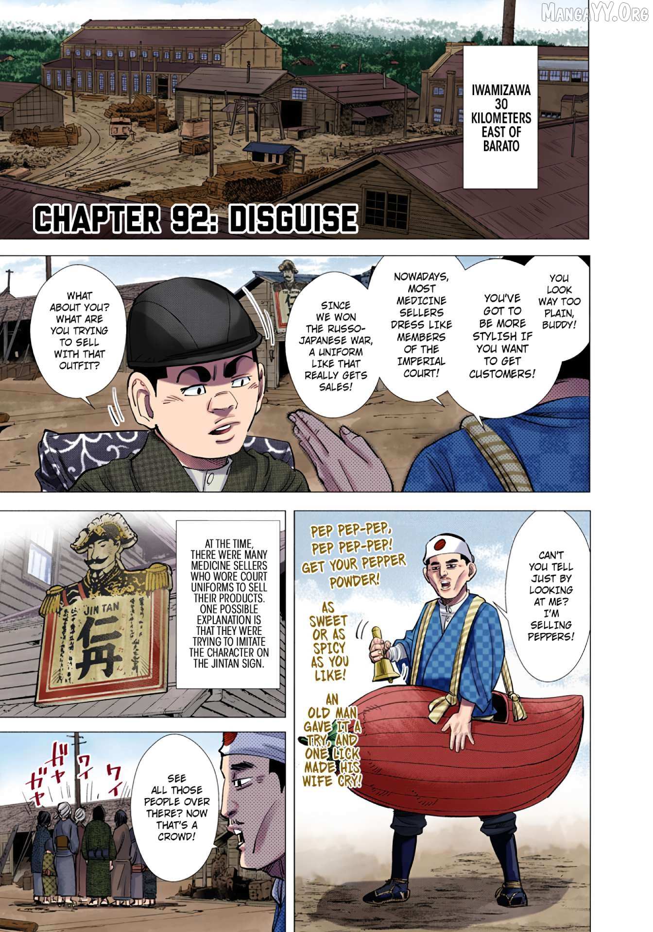 Golden Kamuy - Digital Colored Chapter 92 page 2 - 